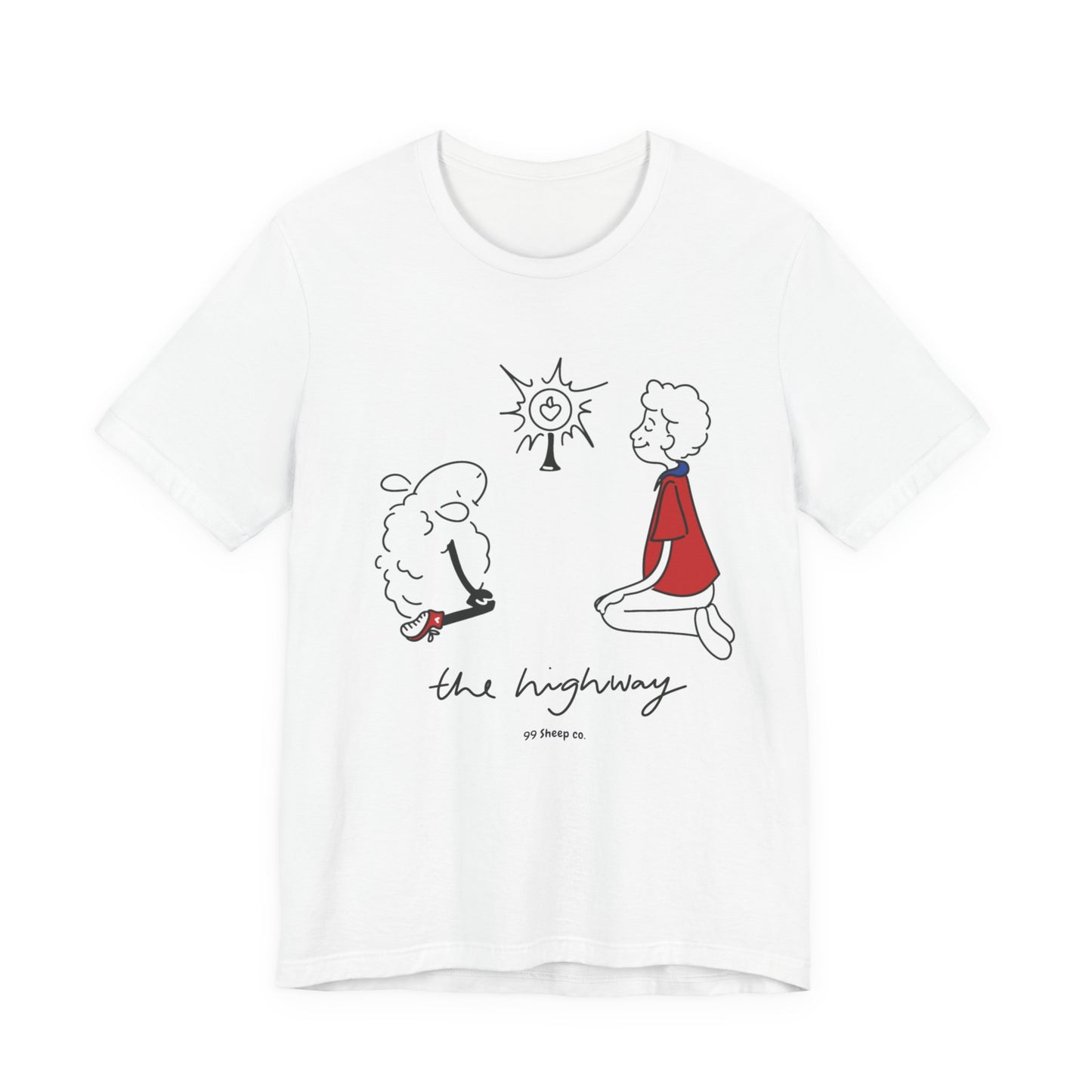 Carlo Acutis The Eucharist - 99 Sheep Signature Collection - Premium Unisex Adult Tee Shirt