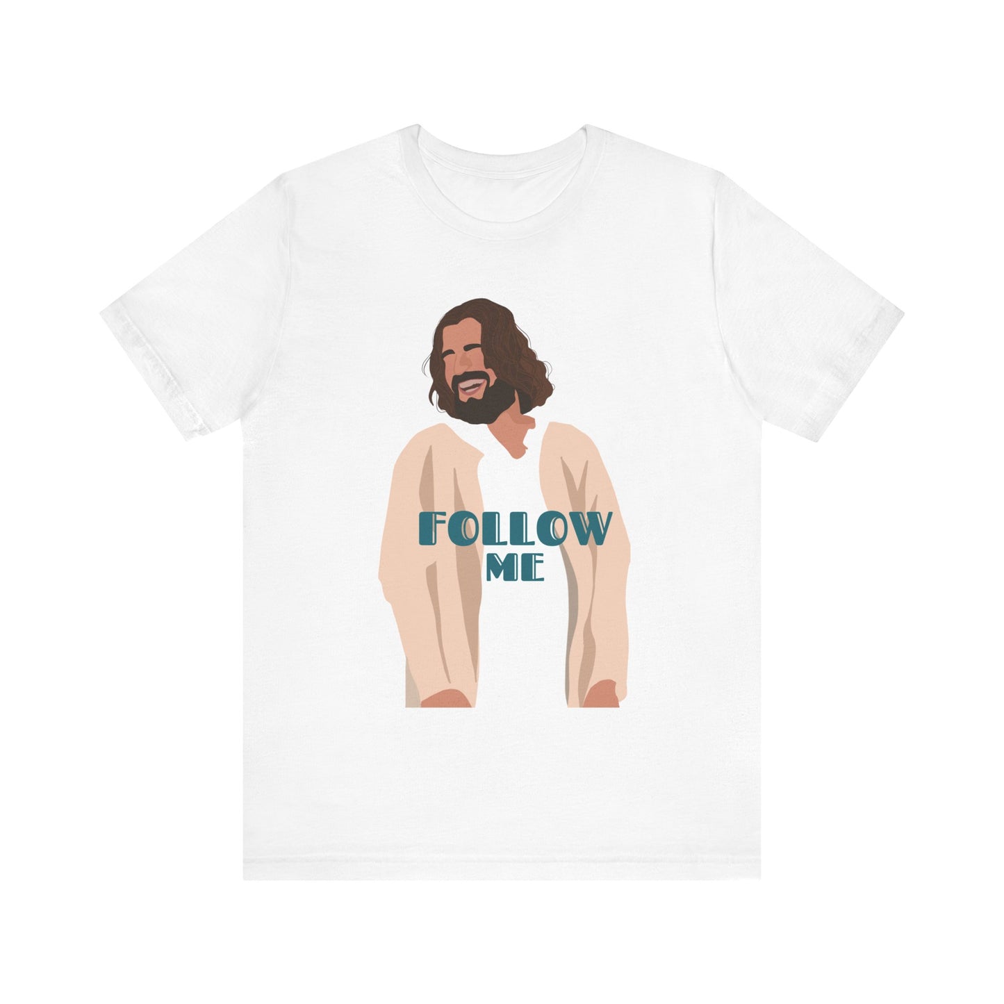Jesus - Follow Me - 99 Sheep Signature Collection - Premium Unisex Adult Tee Shirt