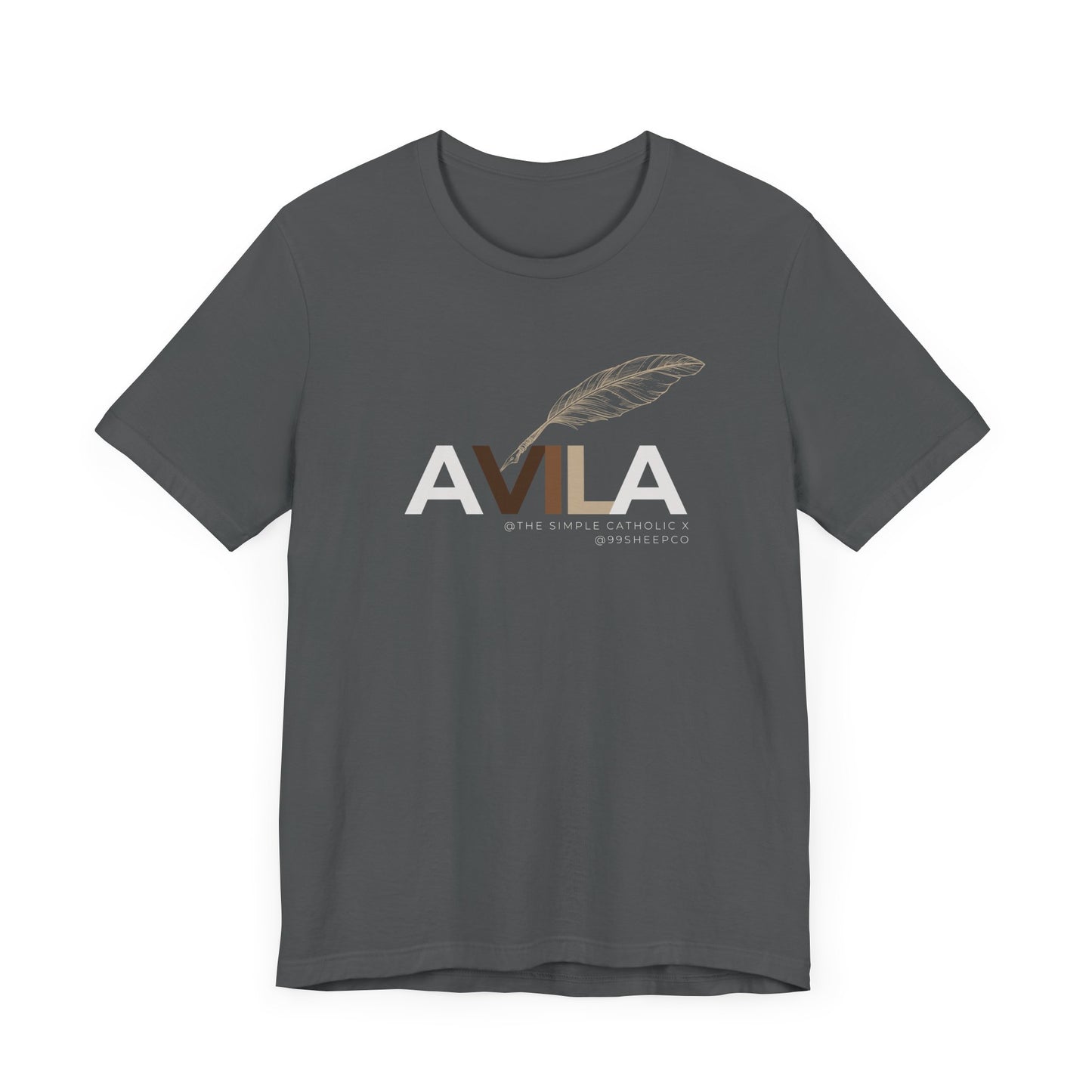 St Teresa of Avila (@TheSimpleCatholic) - Premium Unisex Tee