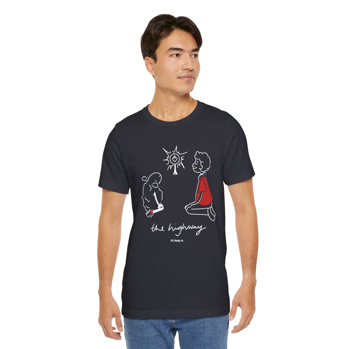 Carlo Acutis The Eucharist - 99 Sheep Signature Collection - Premium Unisex Adult Tee Shirt