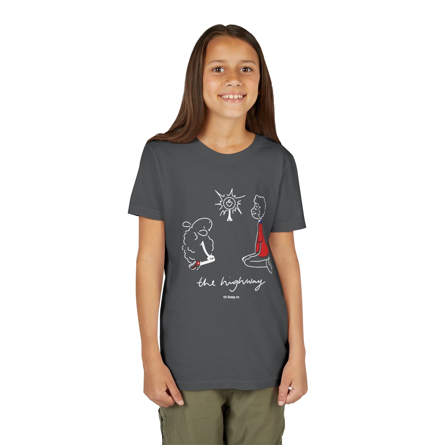 Carlo Acutis The Eucharist - 99 Sheep Signature Collection - Premium Unisex Youth Shirt
