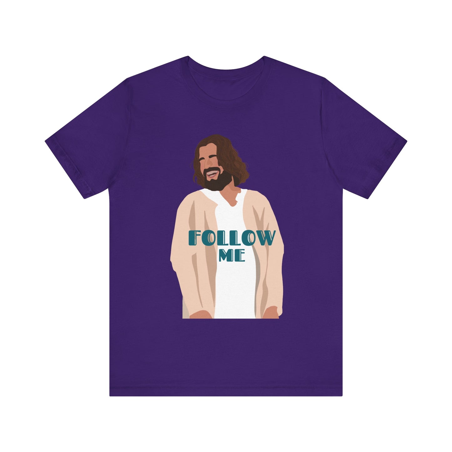 Jesus - Follow Me - 99 Sheep Signature Collection - Premium Unisex Adult Tee Shirt