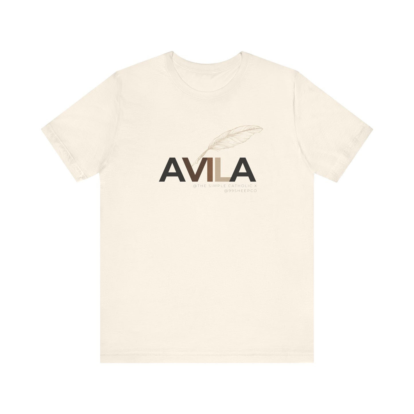St Teresa of Avila (@TheSimpleCatholic) - Premium Unisex Tee
