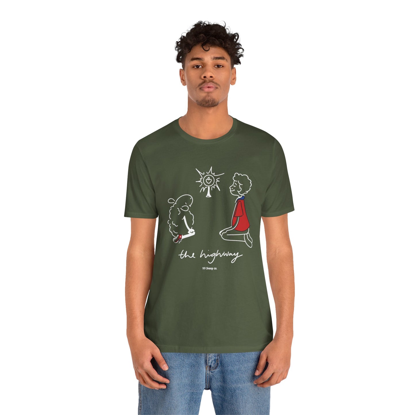 Carlo Acutis The Eucharist - 99 Sheep Signature Collection - Premium Unisex Adult Tee Shirt