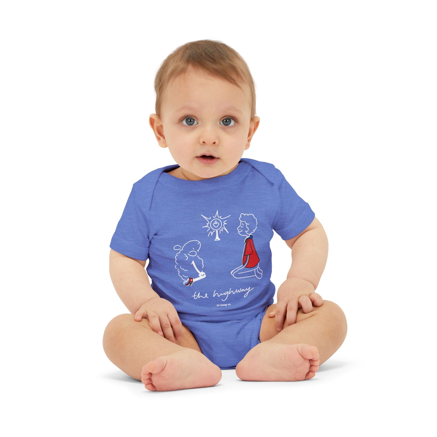 Carlo Acutis The Eucharist - 99 Sheep Signature Collection - Premium Unisex Baby Onesie