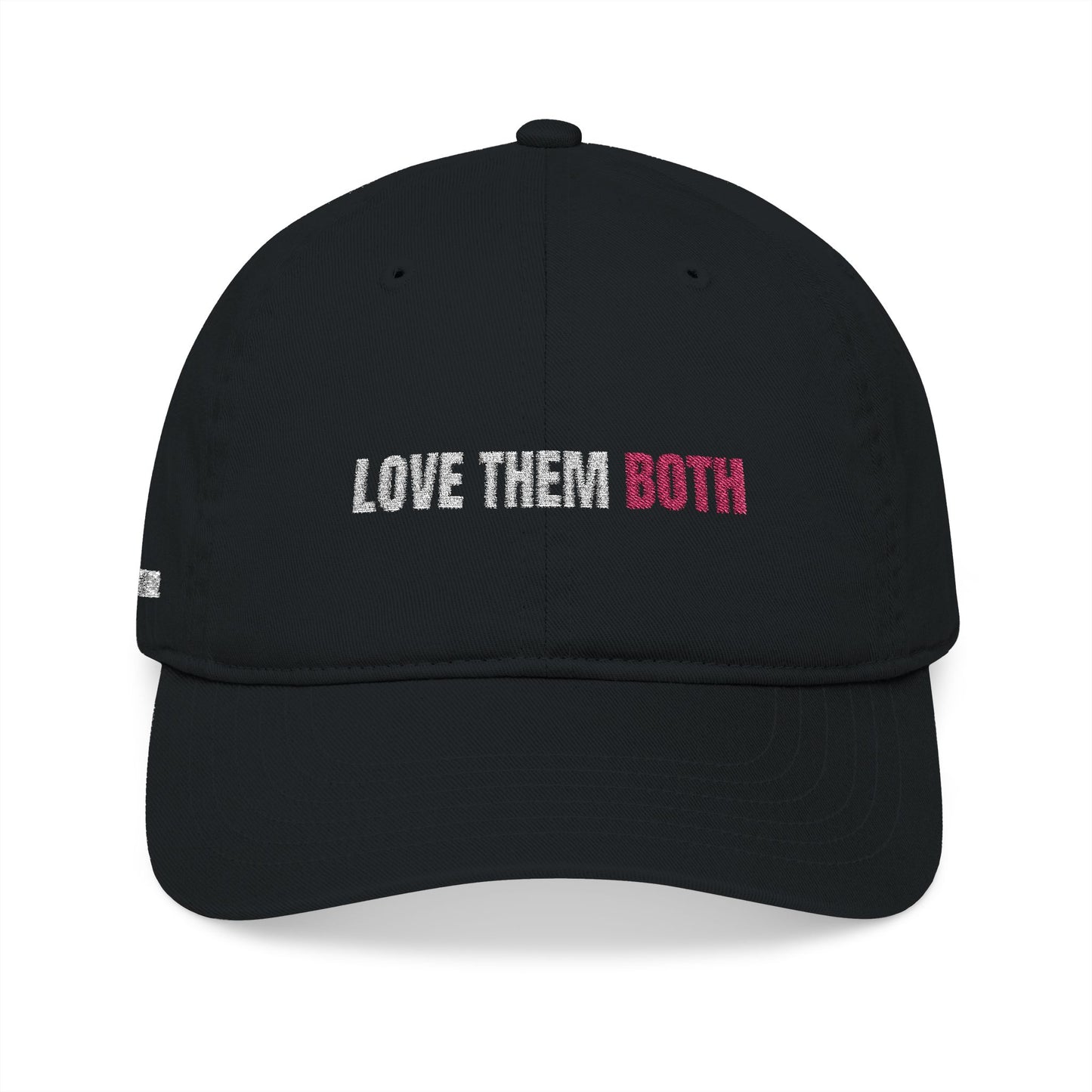 Love them BOTH - Pro Life Frenchie - Embroidered Organic Baseball Cap