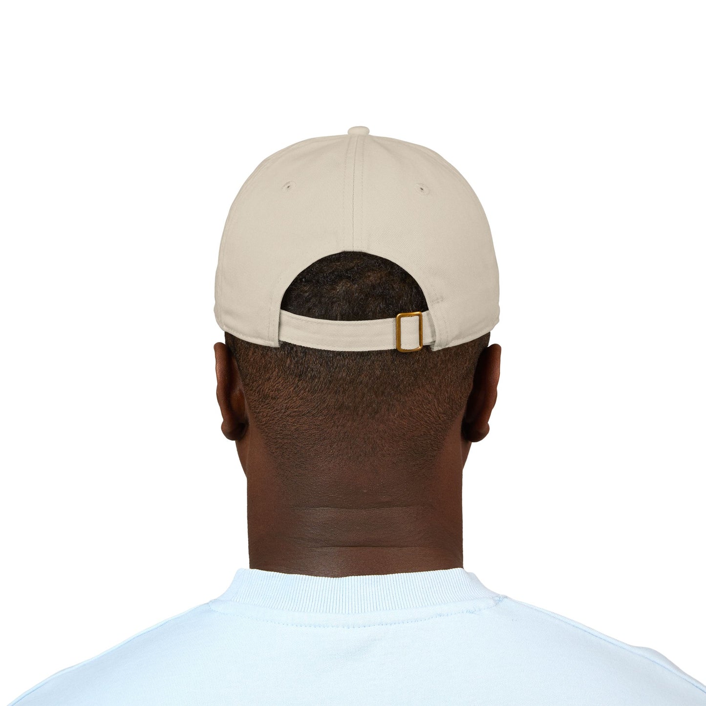 Avila (Beige) - Embroidered Organic Baseball Cap