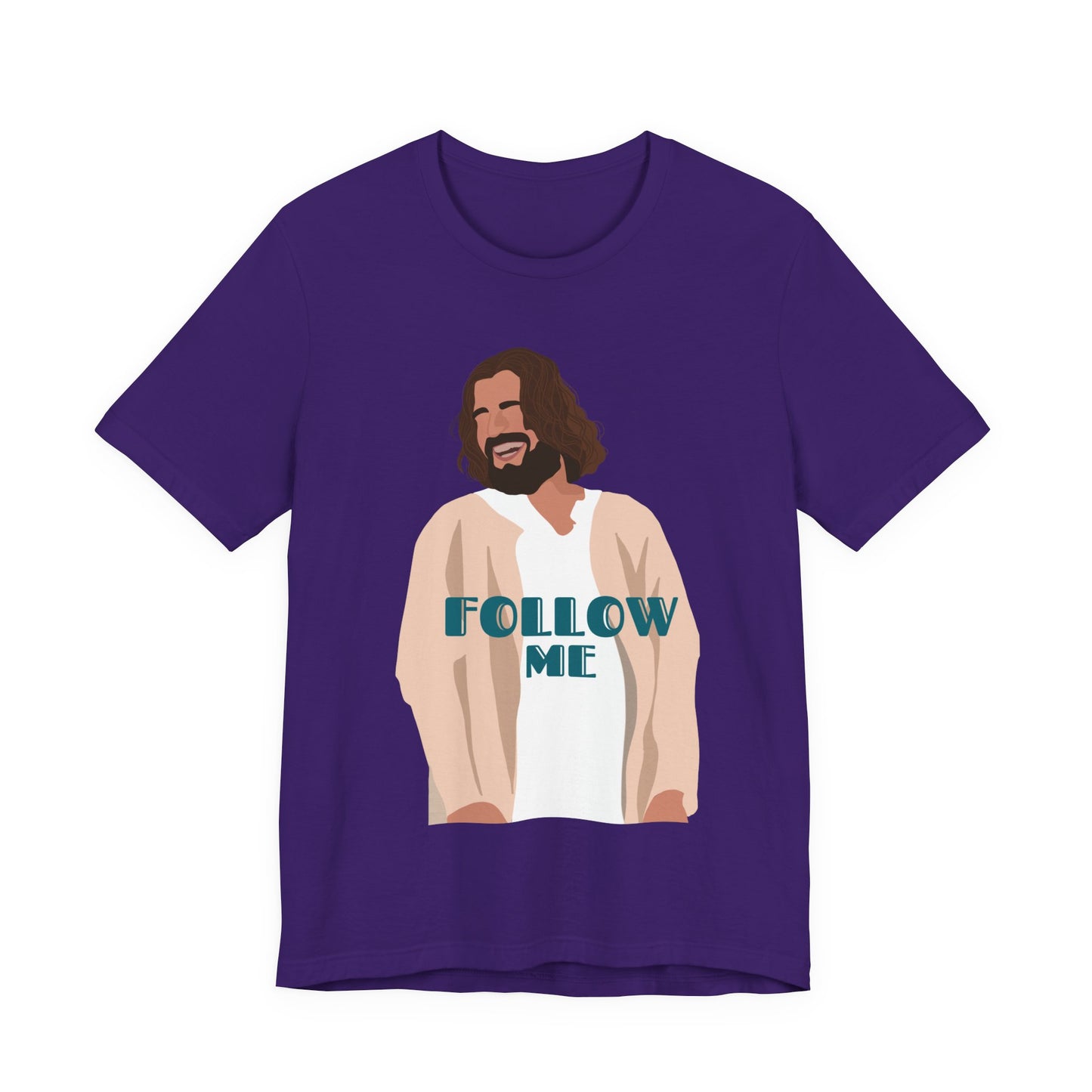 Jesus - Follow Me - 99 Sheep Signature Collection - Premium Unisex Adult Tee Shirt