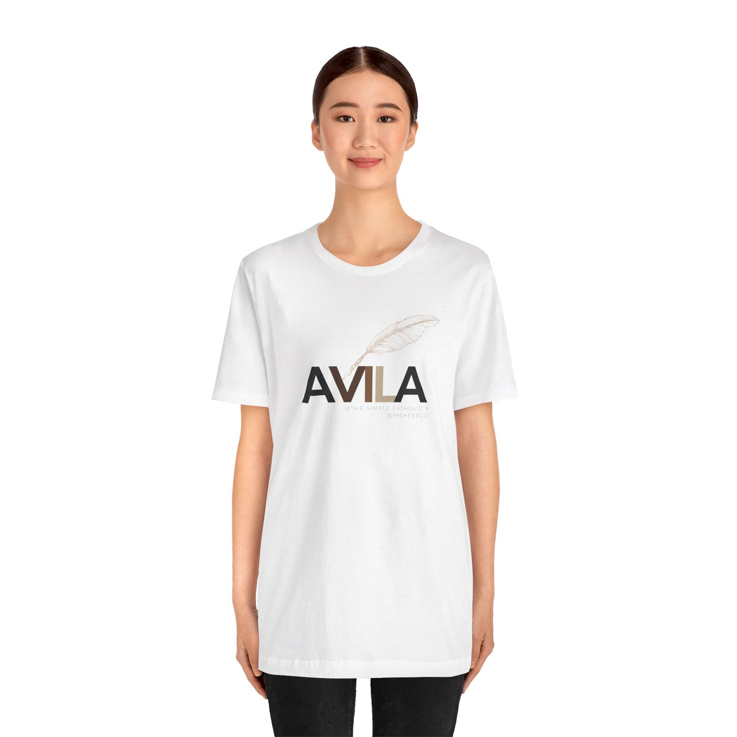 St Teresa of Avila (@TheSimpleCatholic) - Premium Unisex Tee