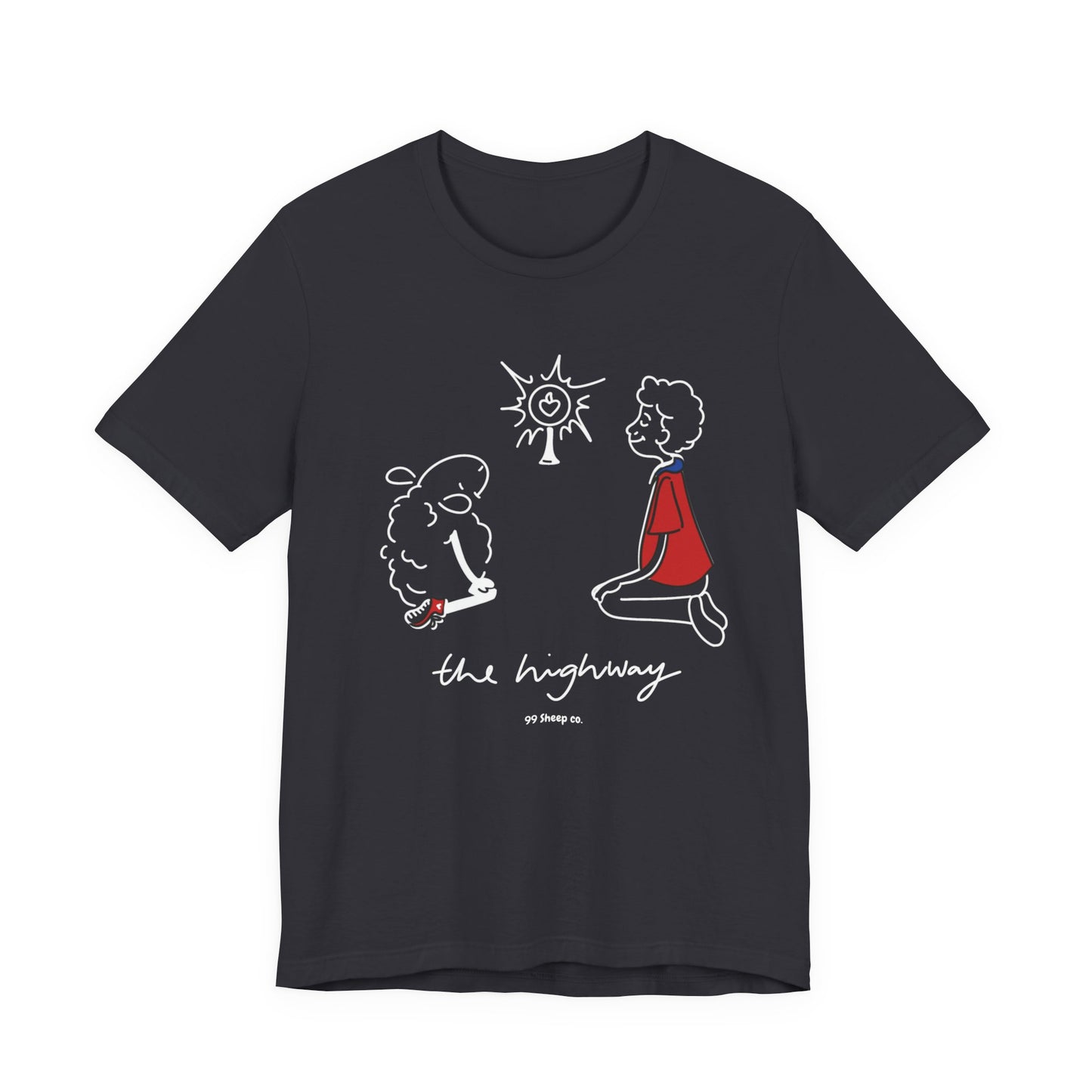 Carlo Acutis The Eucharist - 99 Sheep Signature Collection - Premium Unisex Adult Tee Shirt