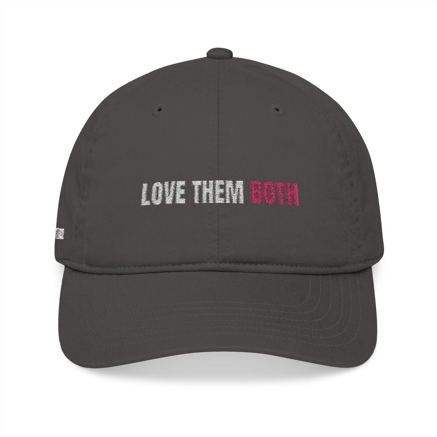 Love them BOTH - Pro Life Frenchie - Embroidered Organic Baseball Cap