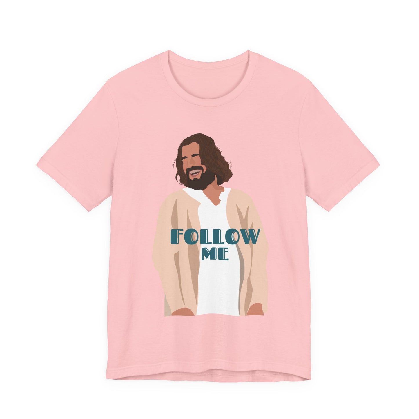 Jesus - Follow Me - 99 Sheep Signature Collection - Premium Unisex Adult Tee Shirt