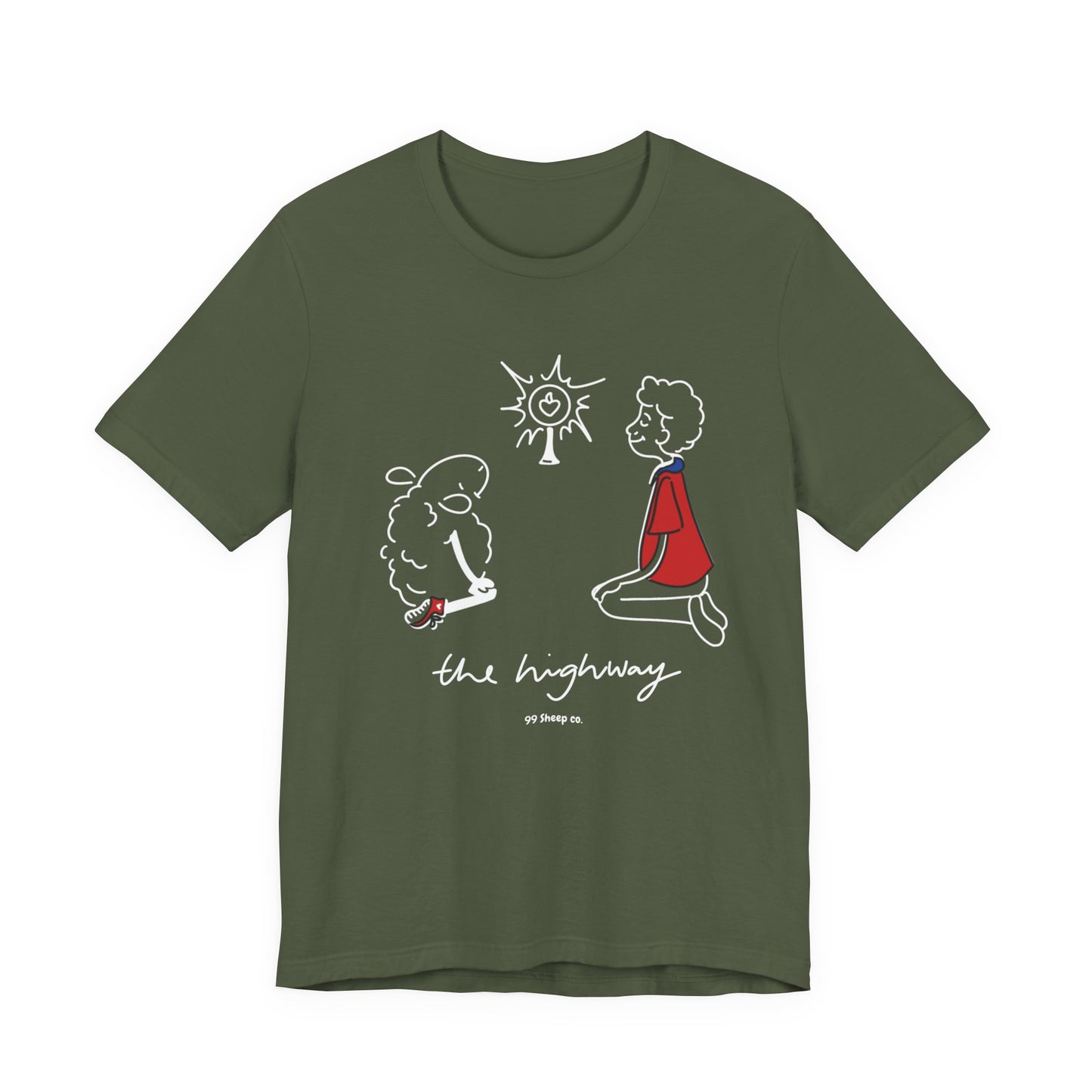 Carlo Acutis The Eucharist - 99 Sheep Signature Collection - Premium Unisex Adult Tee Shirt