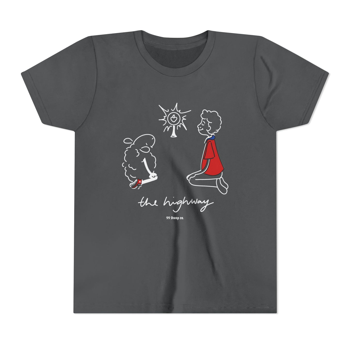 Carlo Acutis The Eucharist - 99 Sheep Signature Collection - Premium Unisex Youth Shirt