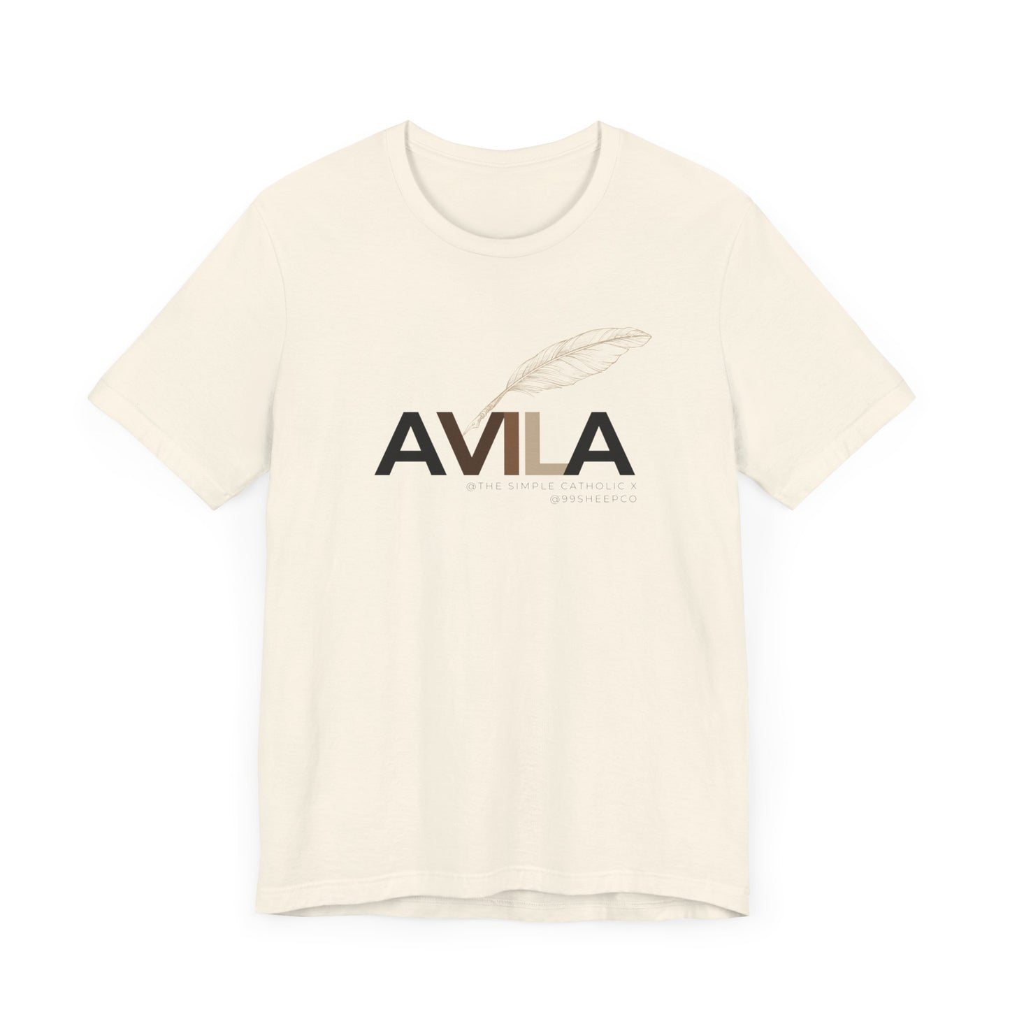 St Teresa of Avila (@TheSimpleCatholic) - Premium Unisex Tee
