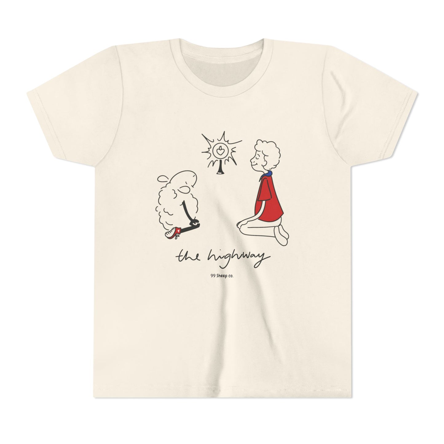 Carlo Acutis The Eucharist - 99 Sheep Signature Collection - Premium Unisex Youth Shirt