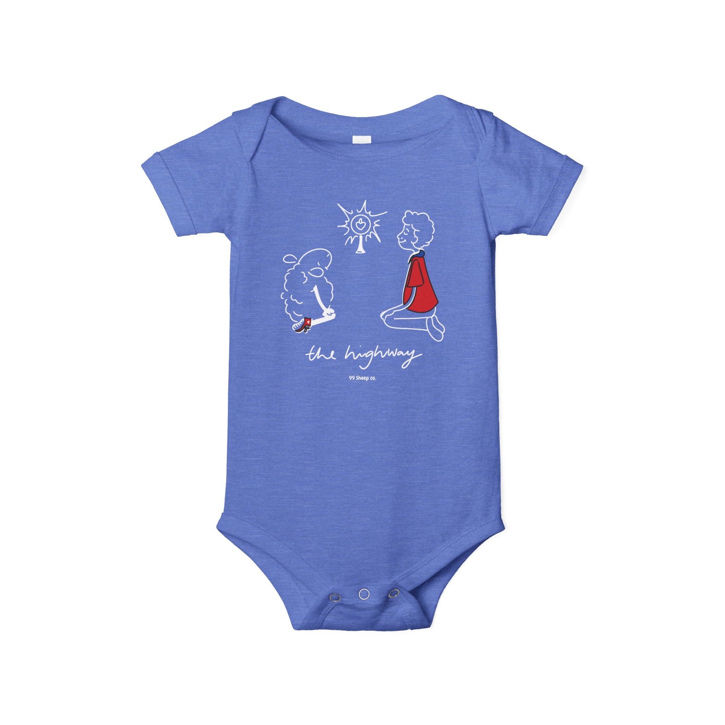 Carlo Acutis The Eucharist - 99 Sheep Signature Collection - Premium Unisex Baby Onesie