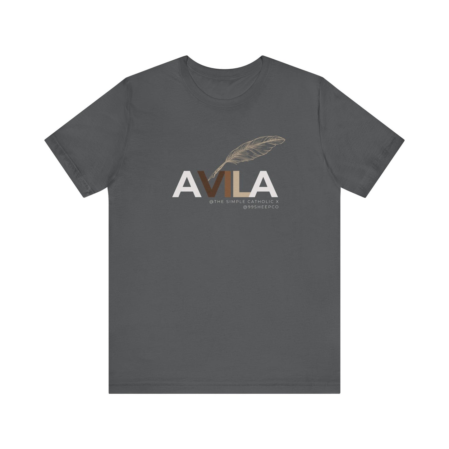 St Teresa of Avila (@TheSimpleCatholic) - Premium Unisex Tee