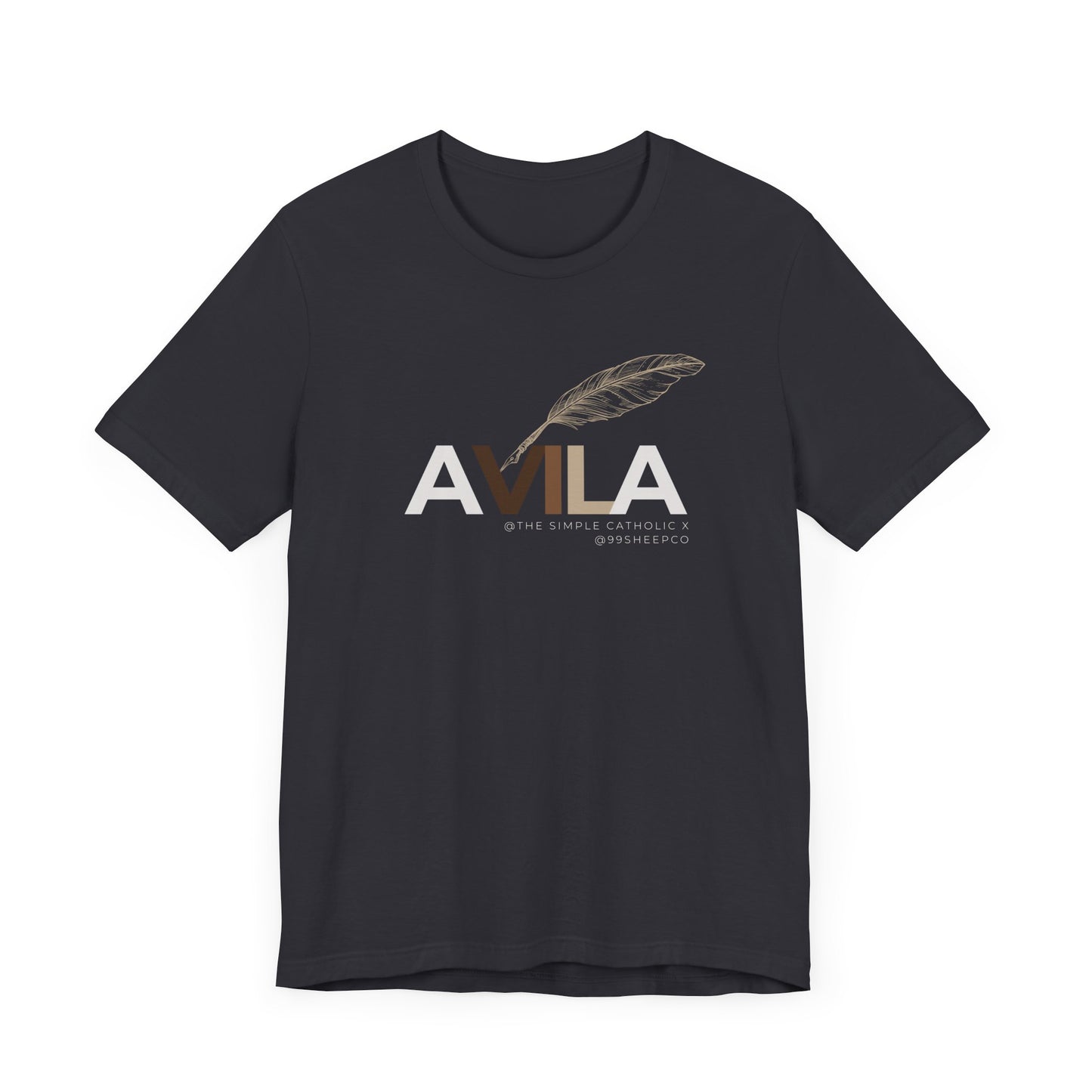 St Teresa of Avila (@TheSimpleCatholic) - Premium Unisex Tee