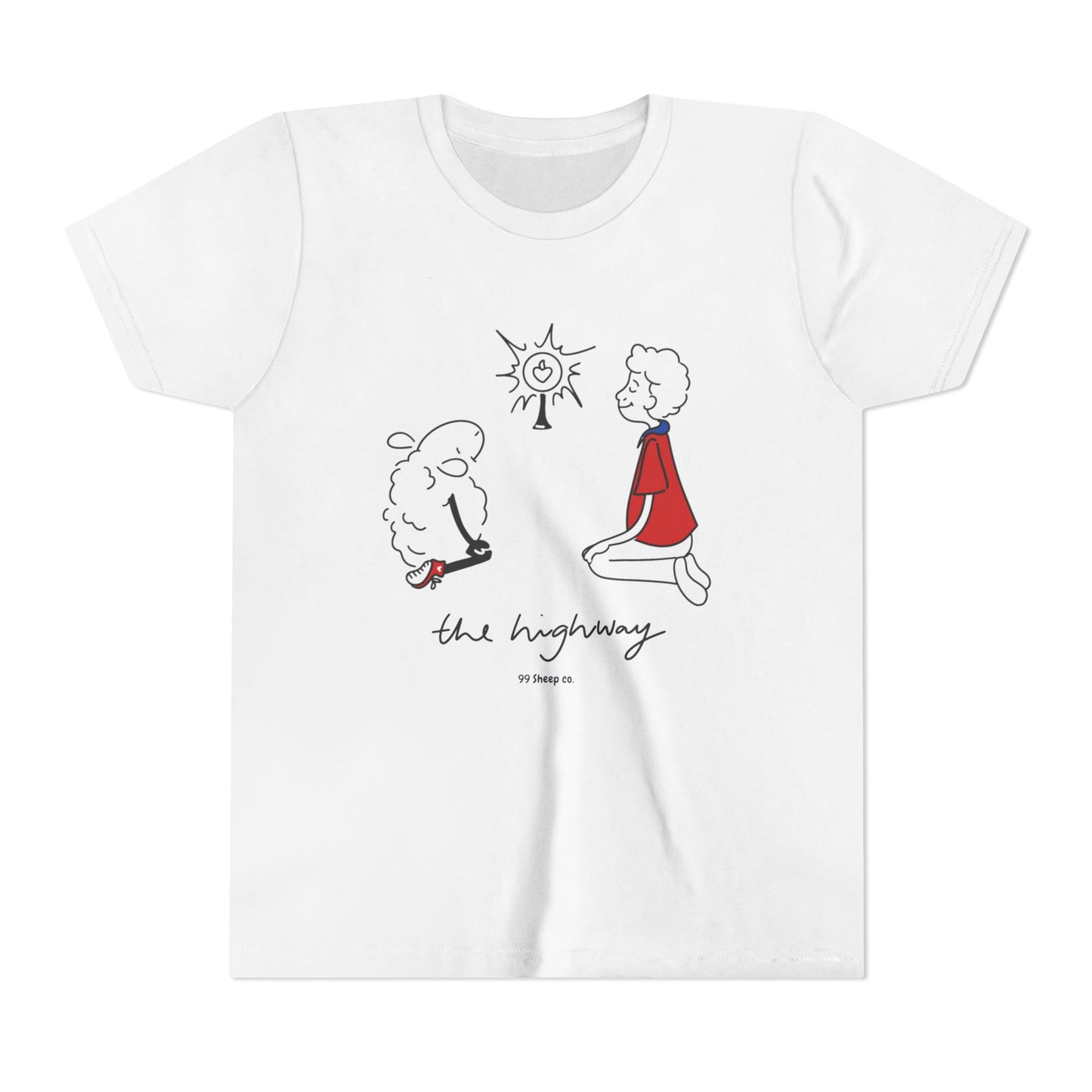 Carlo Acutis The Eucharist - 99 Sheep Signature Collection - Premium Unisex Youth Shirt