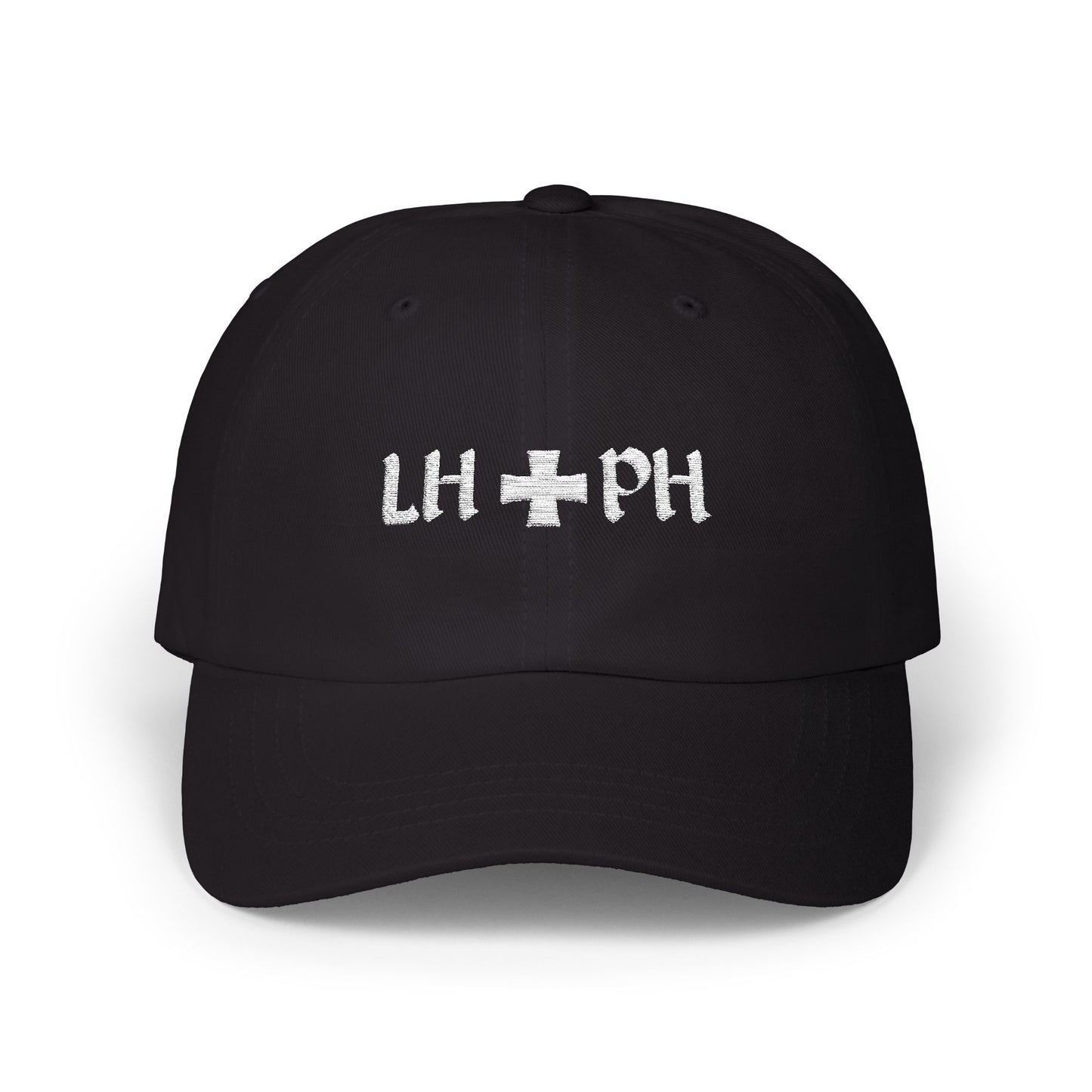 Life's Hard, Pray Harder - Classic Dad Cap (White Embroidery)