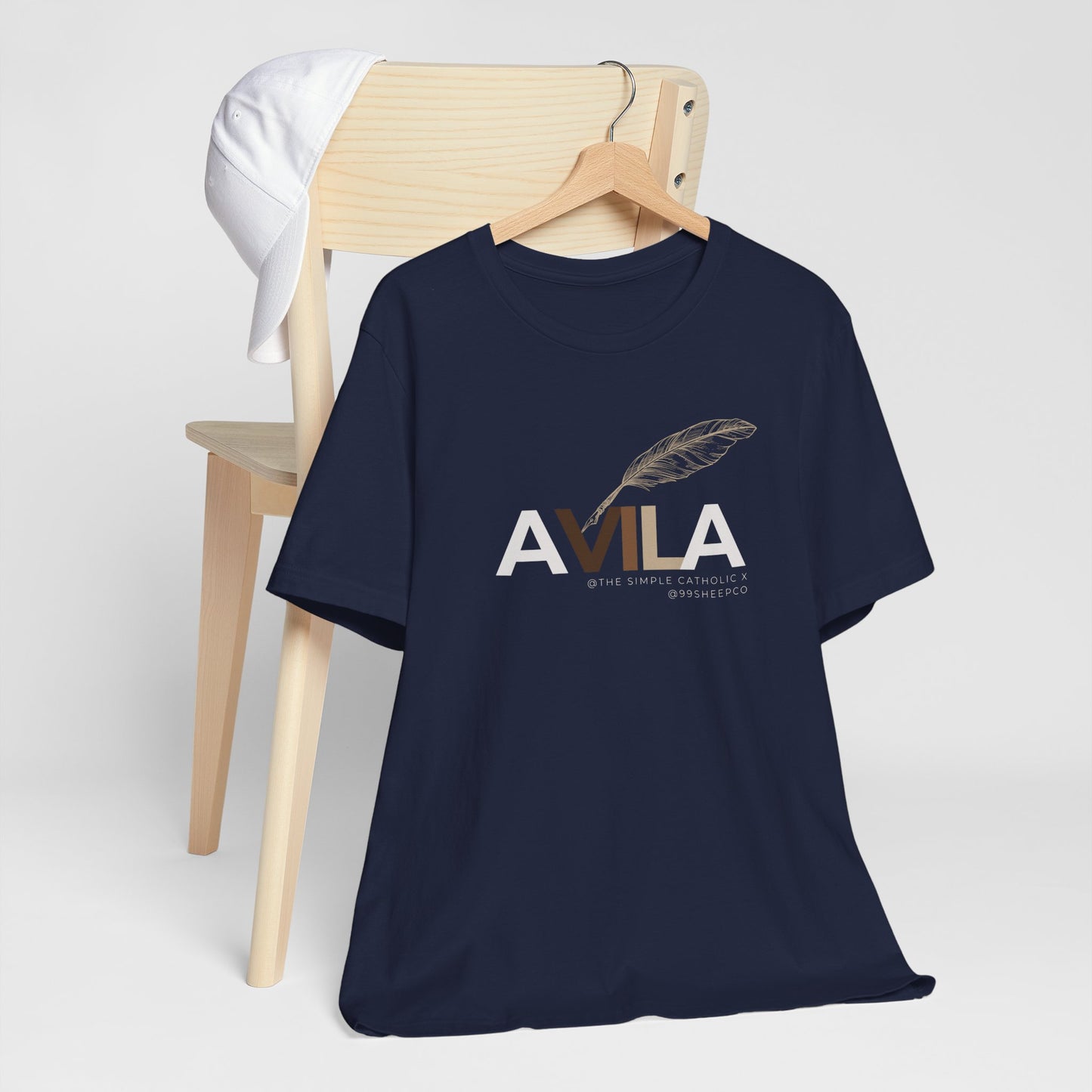 St Teresa of Avila (@TheSimpleCatholic) - Premium Unisex Tee