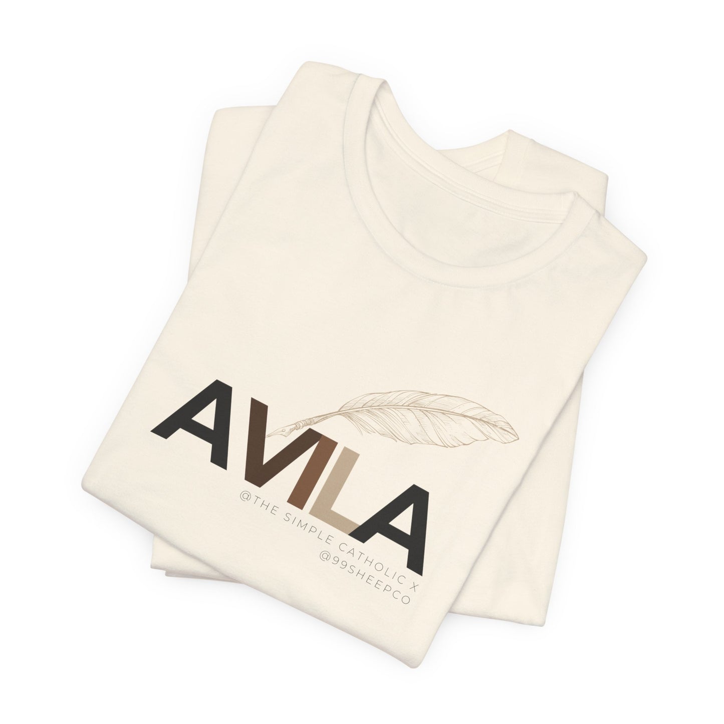 St Teresa of Avila (@TheSimpleCatholic) - Premium Unisex Tee