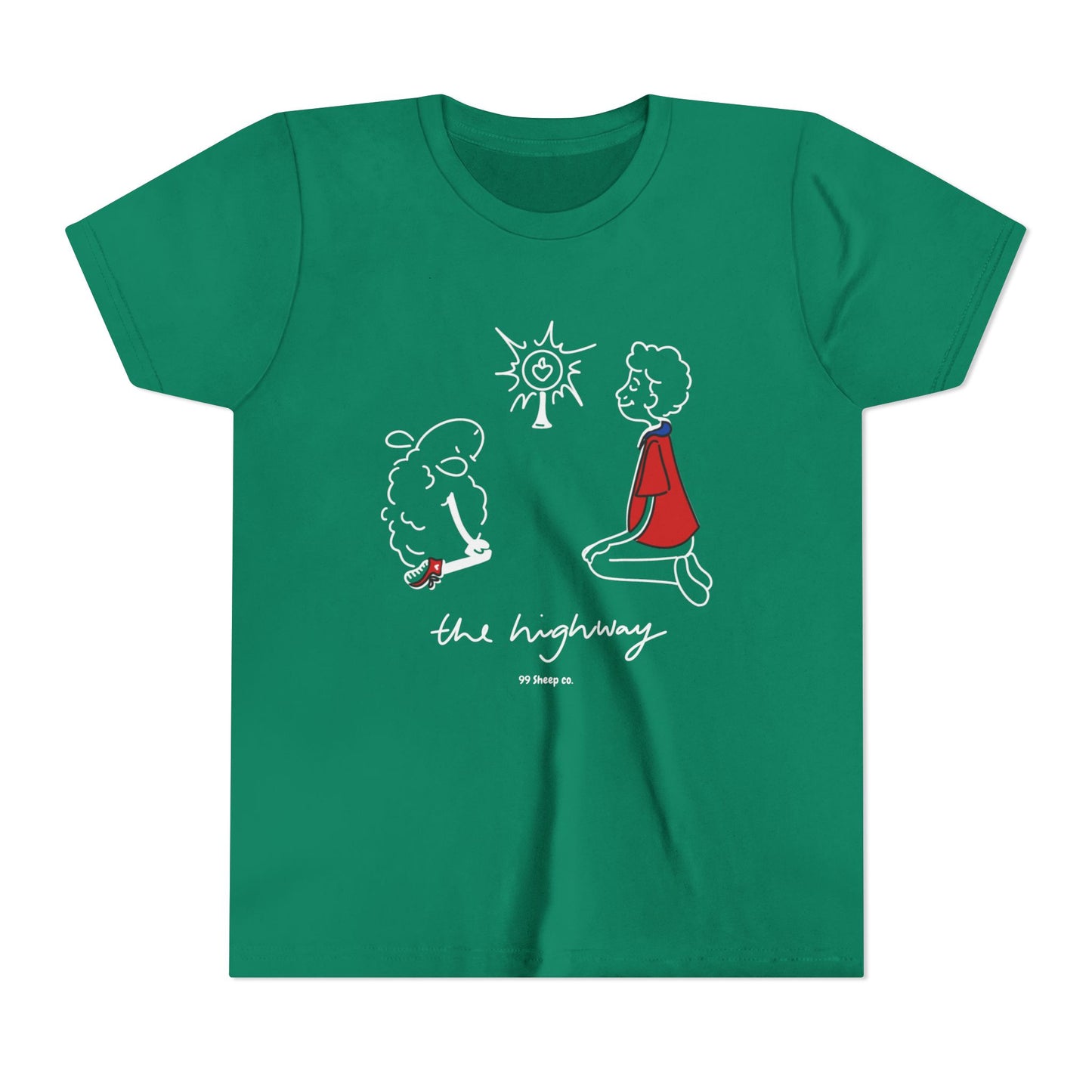 Carlo Acutis The Eucharist - 99 Sheep Signature Collection - Premium Unisex Youth Shirt