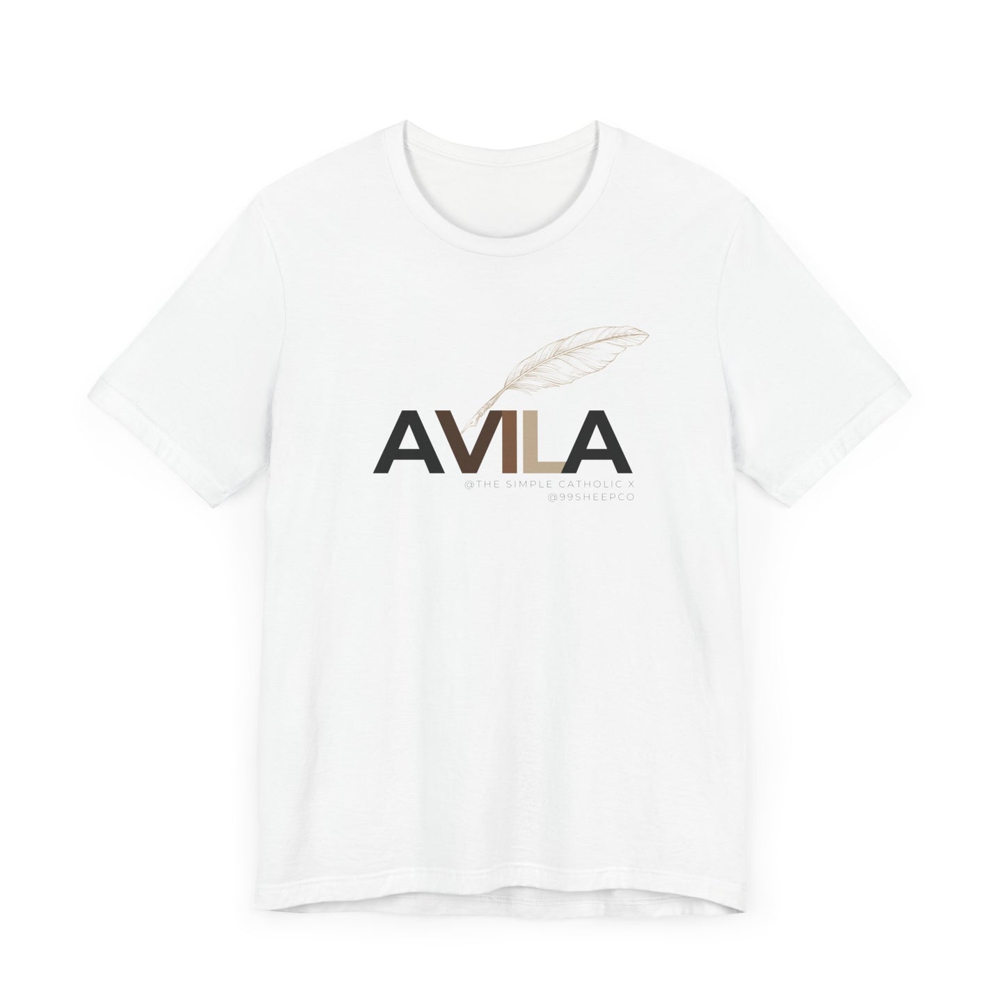 St Teresa of Avila (@TheSimpleCatholic) - Premium Unisex Tee