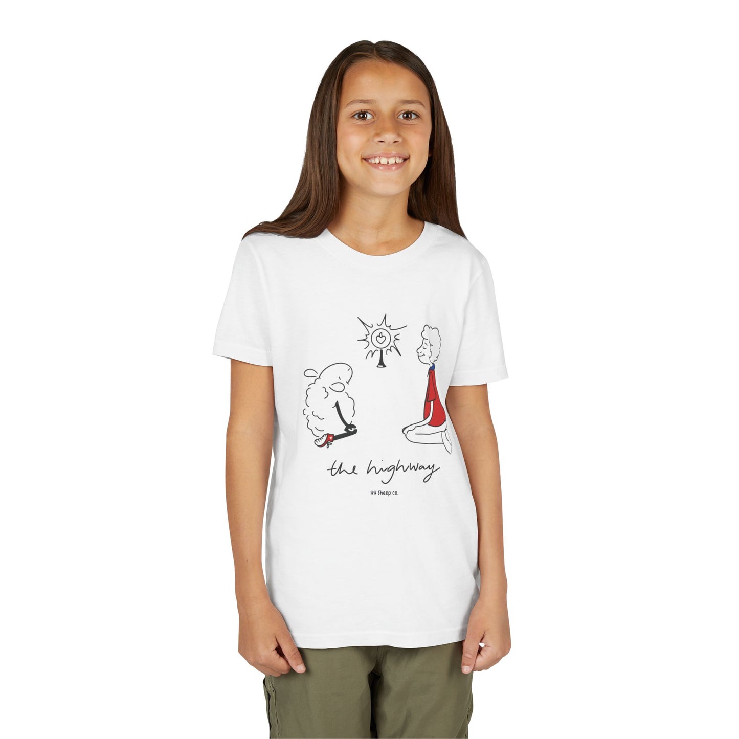 Carlo Acutis The Eucharist - 99 Sheep Signature Collection - Premium Unisex Youth Shirt