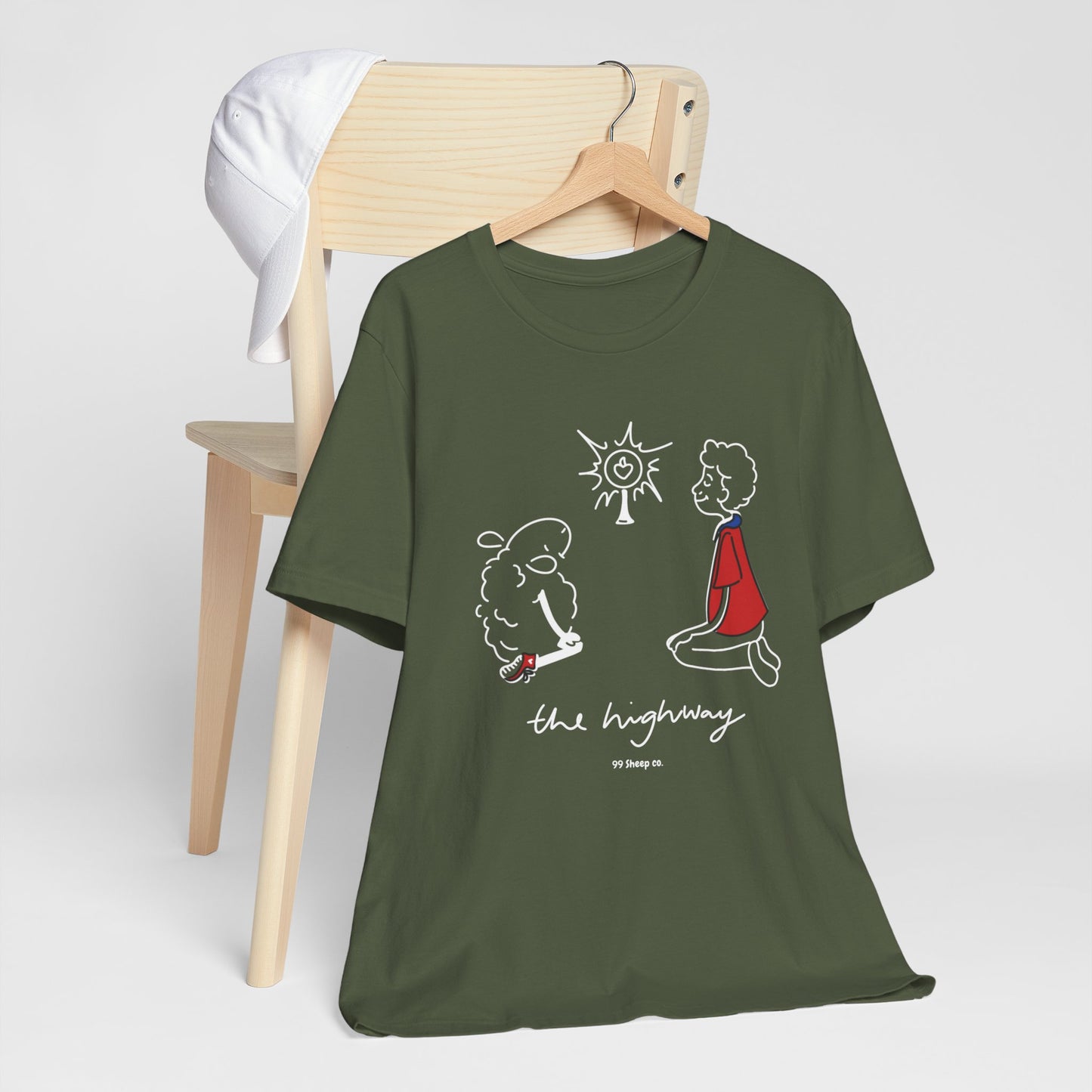 Carlo Acutis The Eucharist - 99 Sheep Signature Collection - Premium Unisex Adult Tee Shirt