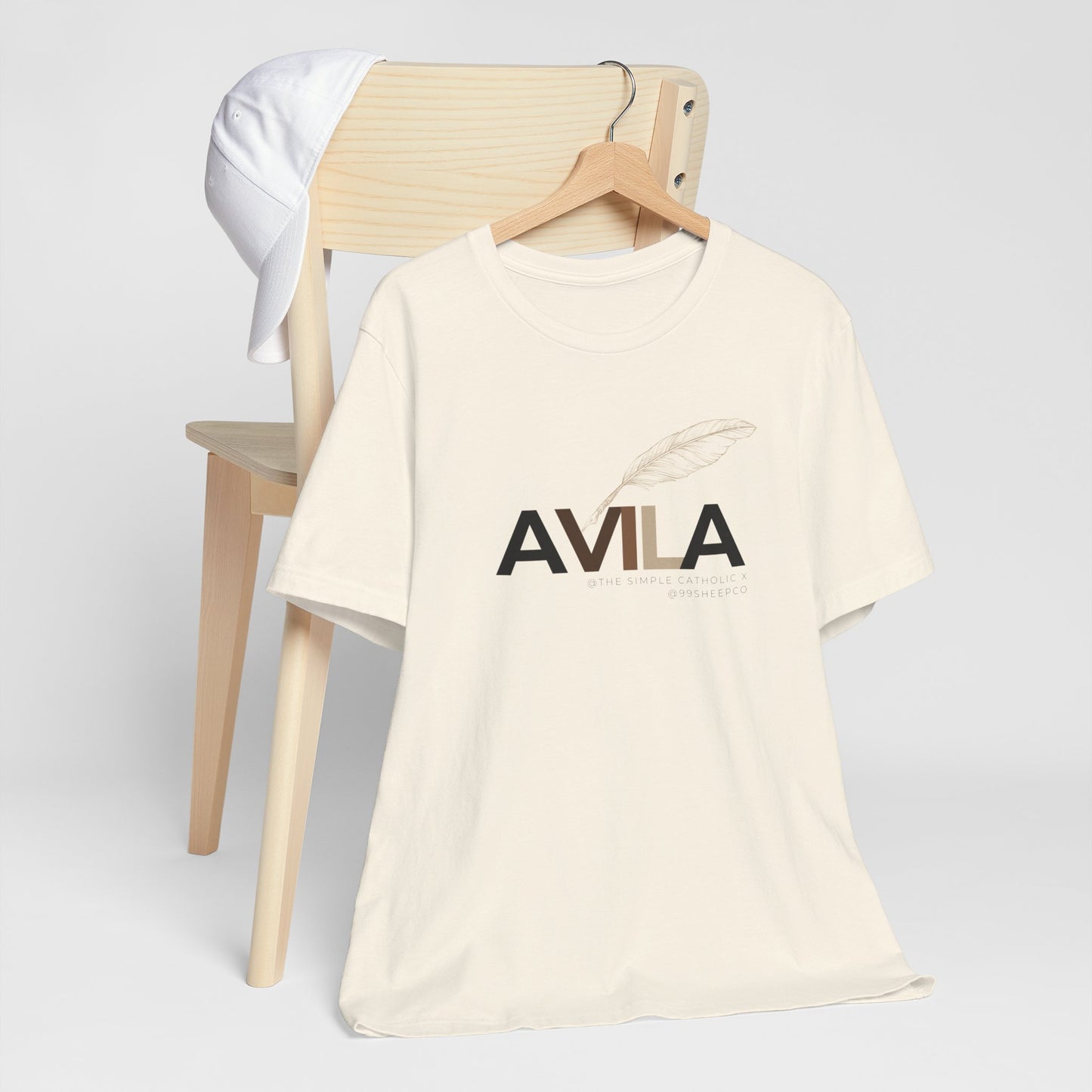 St Teresa of Avila (@TheSimpleCatholic) - Premium Unisex Tee