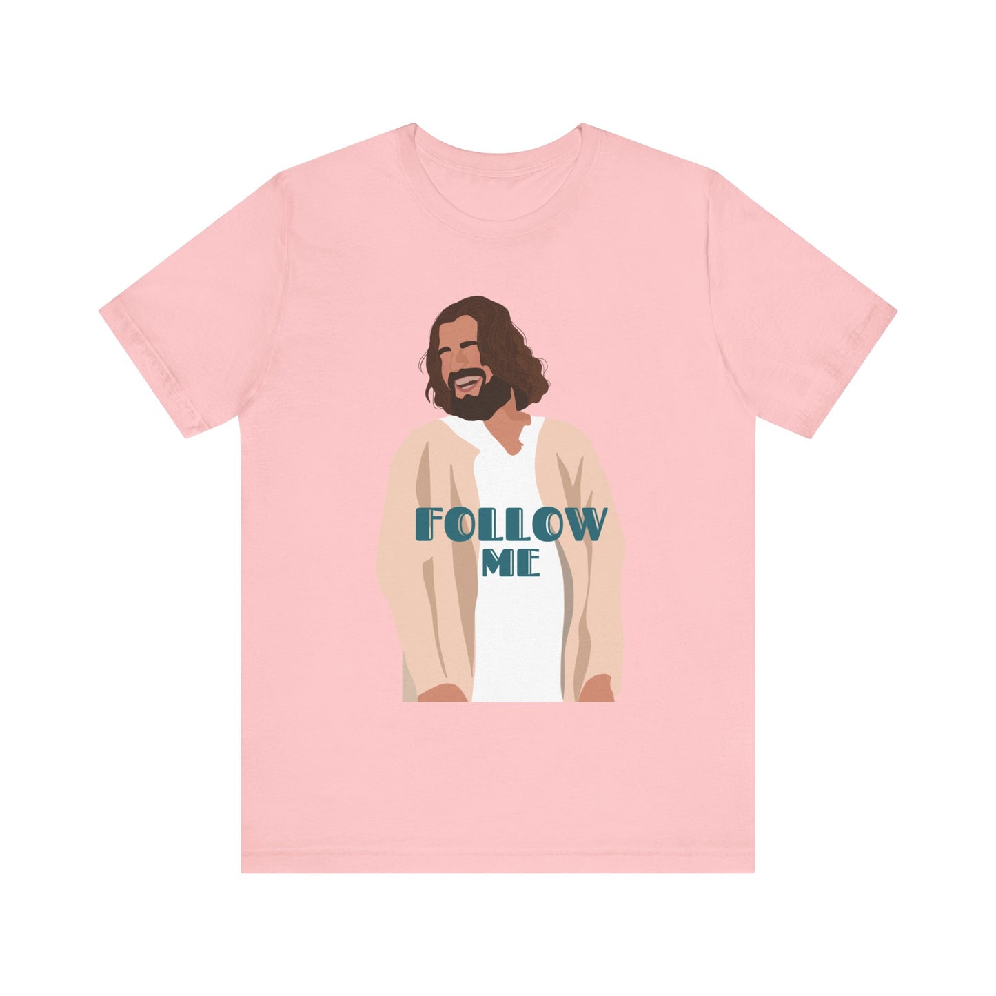 Jesus - Follow Me - 99 Sheep Signature Collection - Premium Unisex Adult Tee Shirt