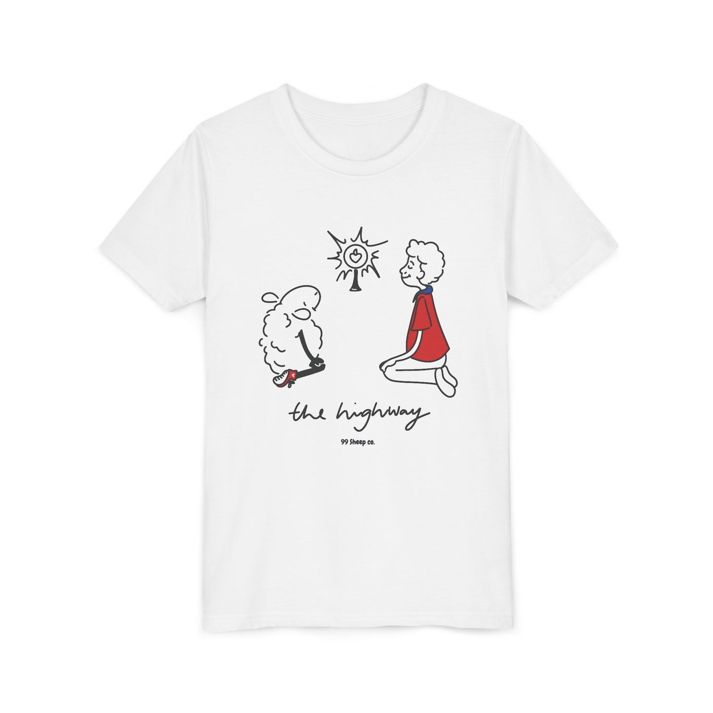 Carlo Acutis The Eucharist - 99 Sheep Signature Collection - Premium Unisex Youth Shirt