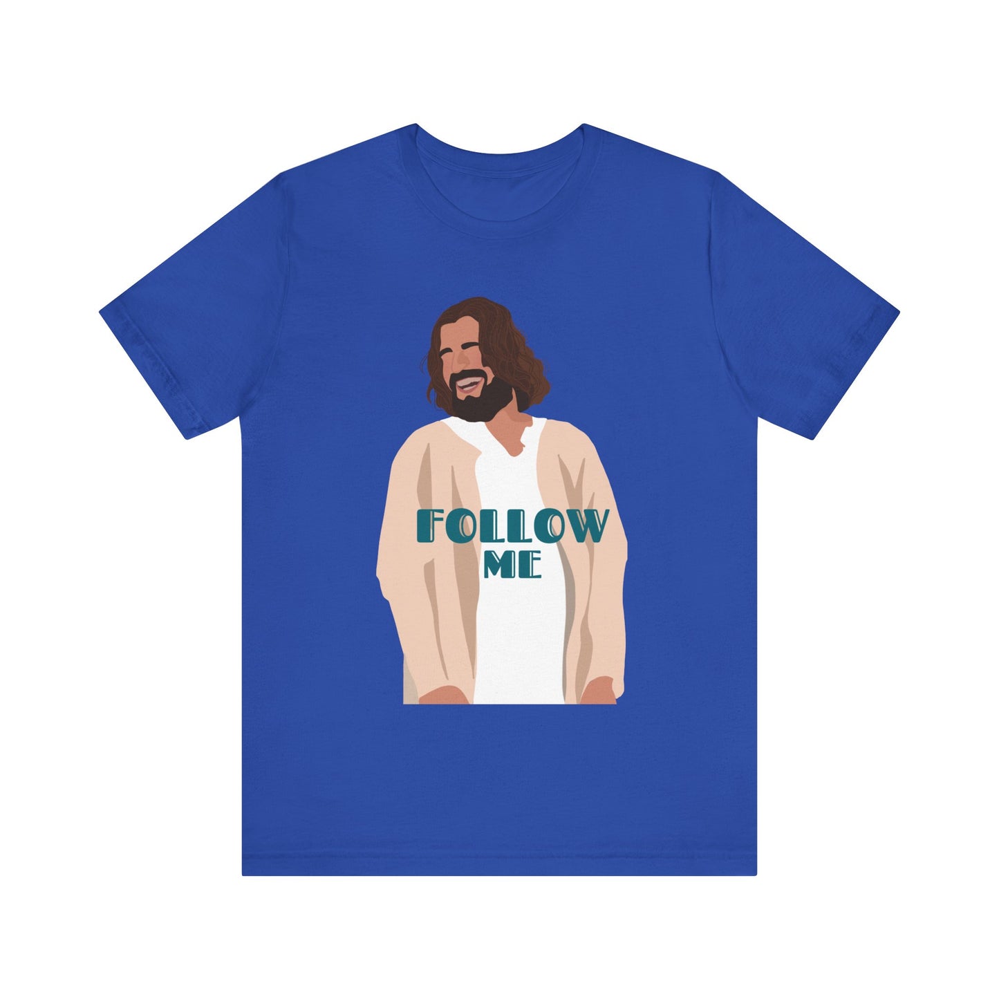 Jesus - Follow Me - 99 Sheep Signature Collection - Premium Unisex Adult Tee Shirt