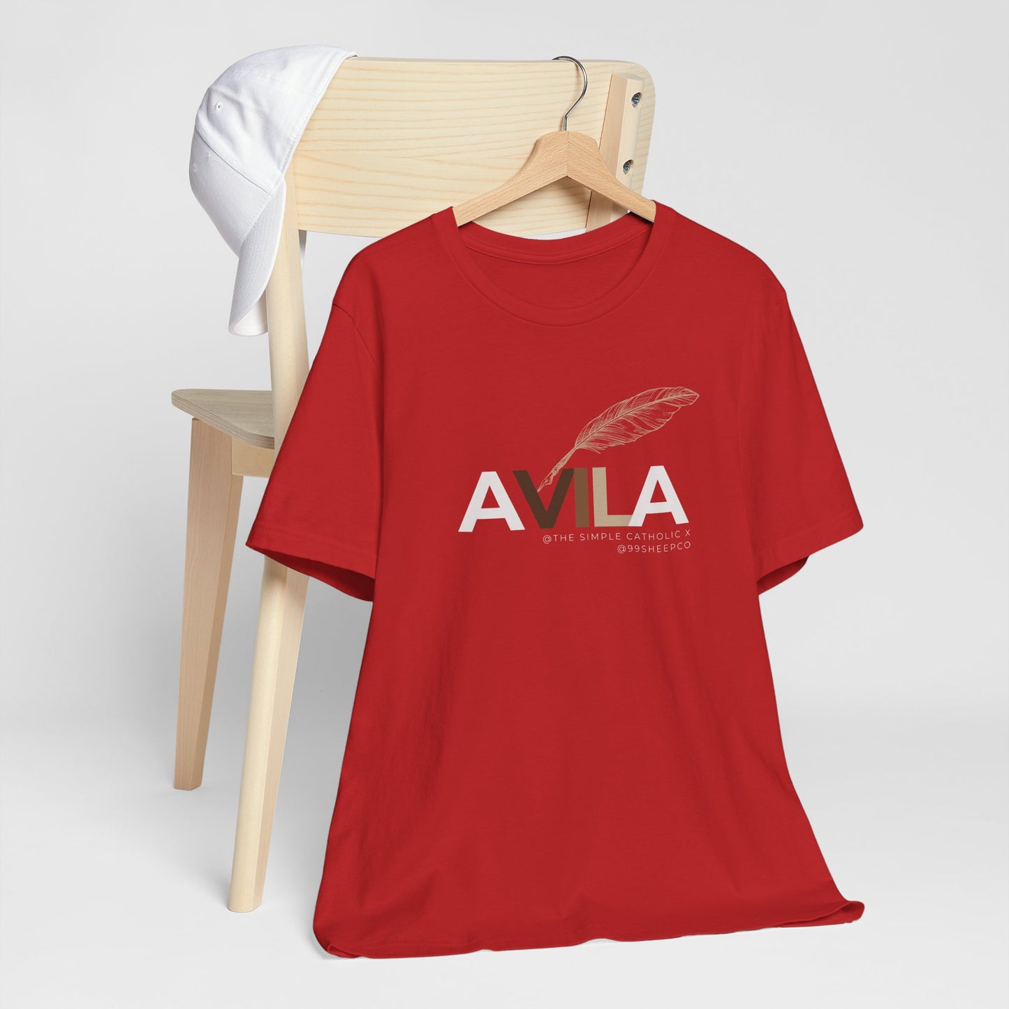 St Teresa of Avila (@TheSimpleCatholic) - Premium Unisex Tee