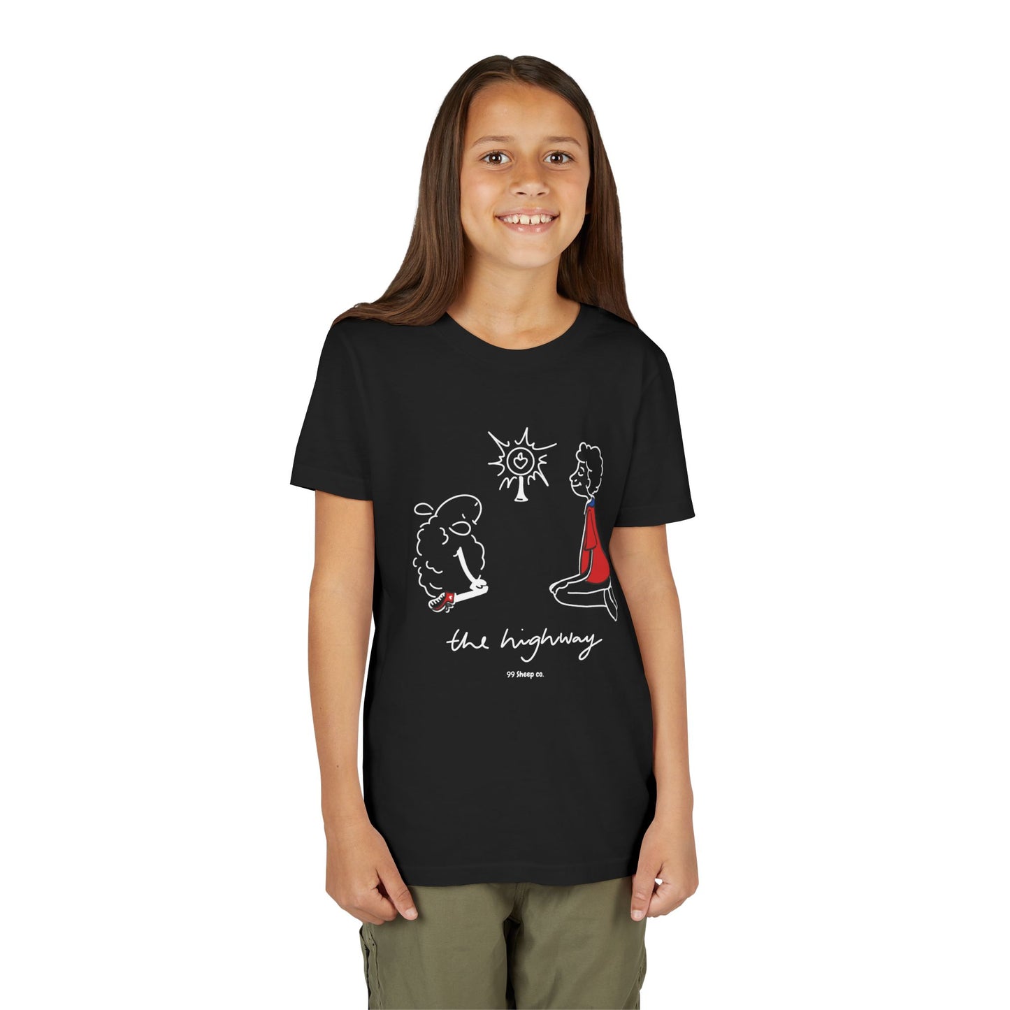 Carlo Acutis The Eucharist - 99 Sheep Signature Collection - Premium Unisex Youth Shirt