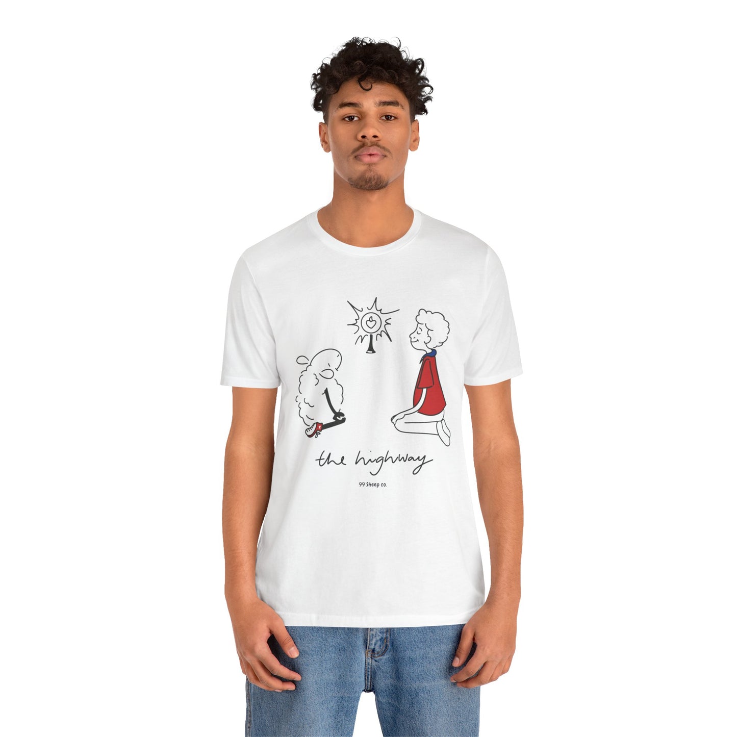 Carlo Acutis The Eucharist - 99 Sheep Signature Collection - Premium Unisex Adult Tee Shirt