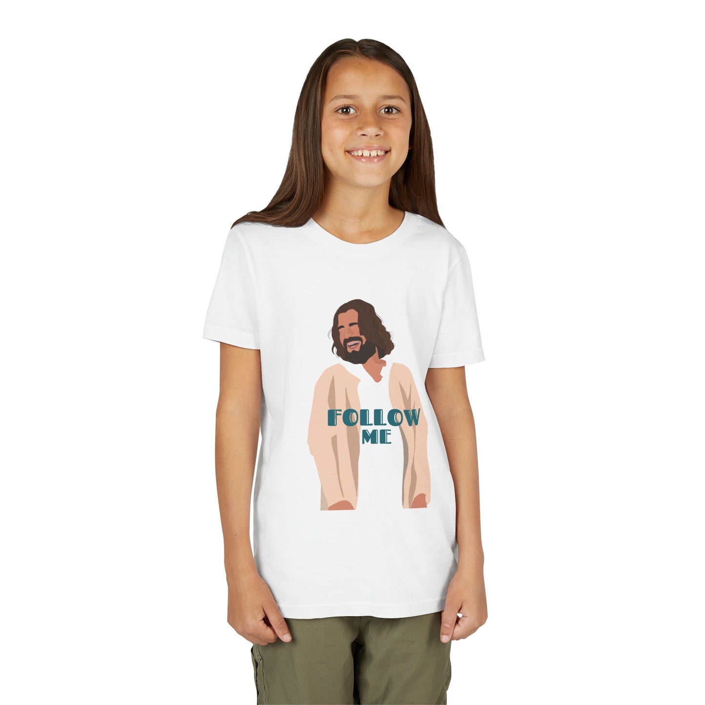 Jesus - Follow Me - 99 Sheep Signature Collection - Premium Unisex Youth Shirt