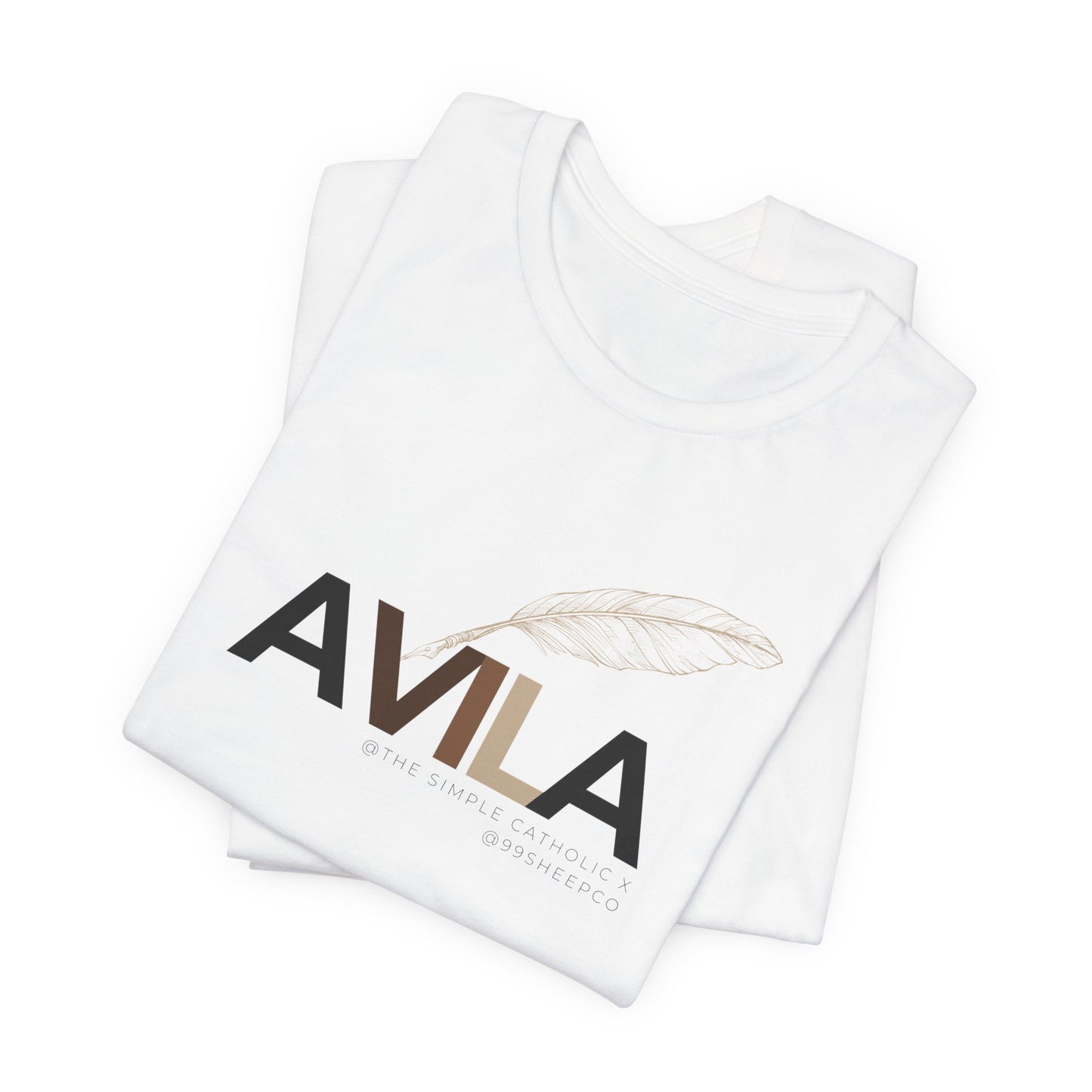 St Teresa of Avila (@TheSimpleCatholic) - Premium Unisex Tee