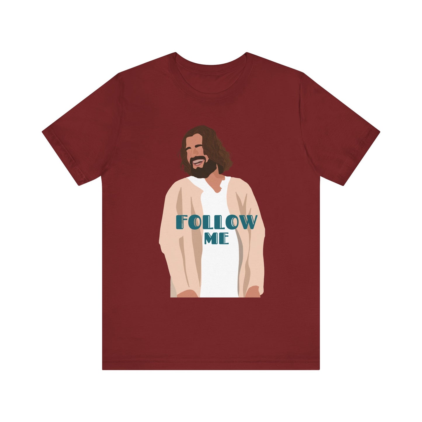 Jesus - Follow Me - 99 Sheep Signature Collection - Premium Unisex Adult Tee Shirt