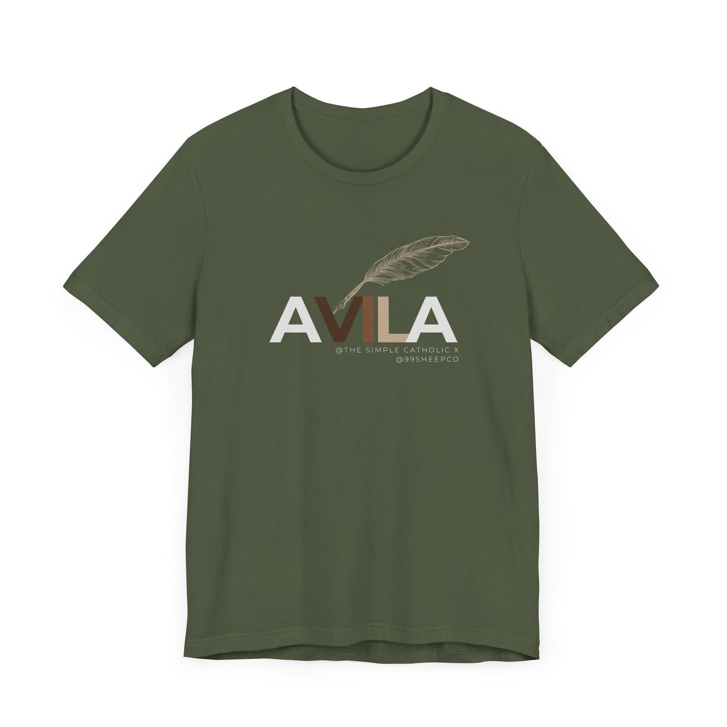 St Teresa of Avila (@TheSimpleCatholic) - Premium Unisex Tee