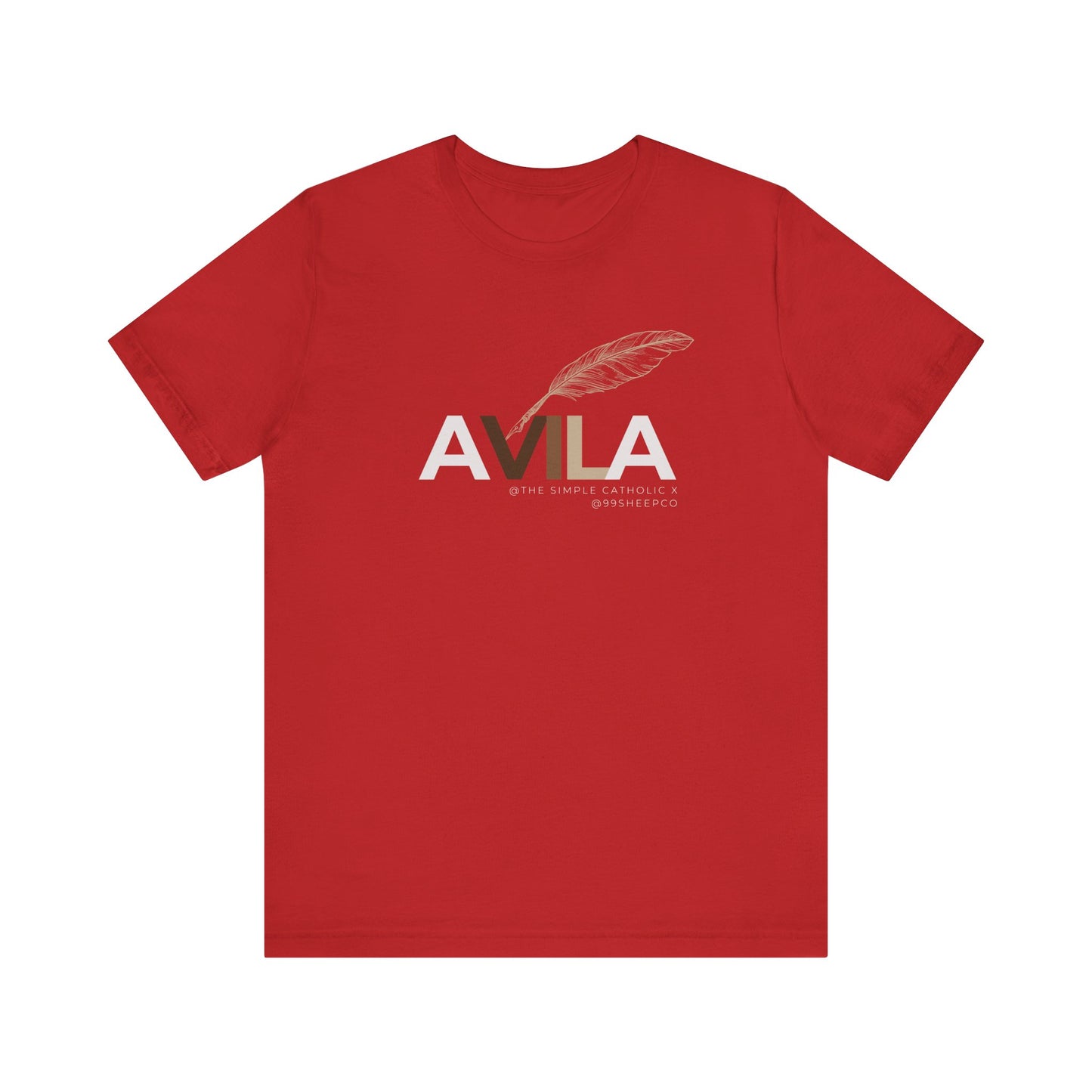 St Teresa of Avila (@TheSimpleCatholic) - Premium Unisex Tee