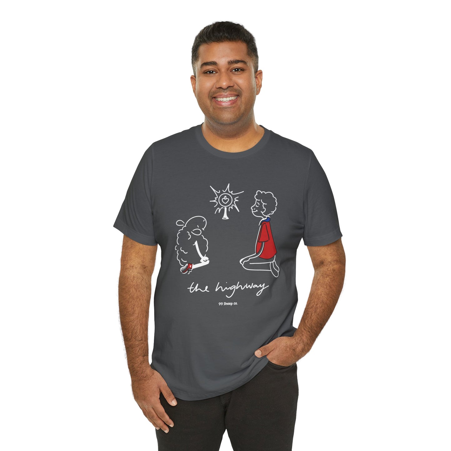 Carlo Acutis The Eucharist - 99 Sheep Signature Collection - Premium Unisex Adult Tee Shirt