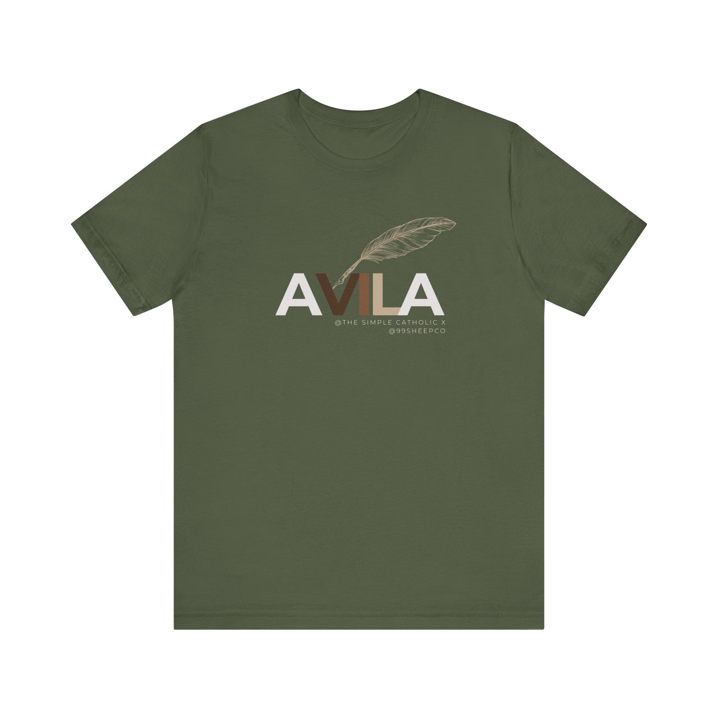 St Teresa of Avila (@TheSimpleCatholic) - Premium Unisex Tee