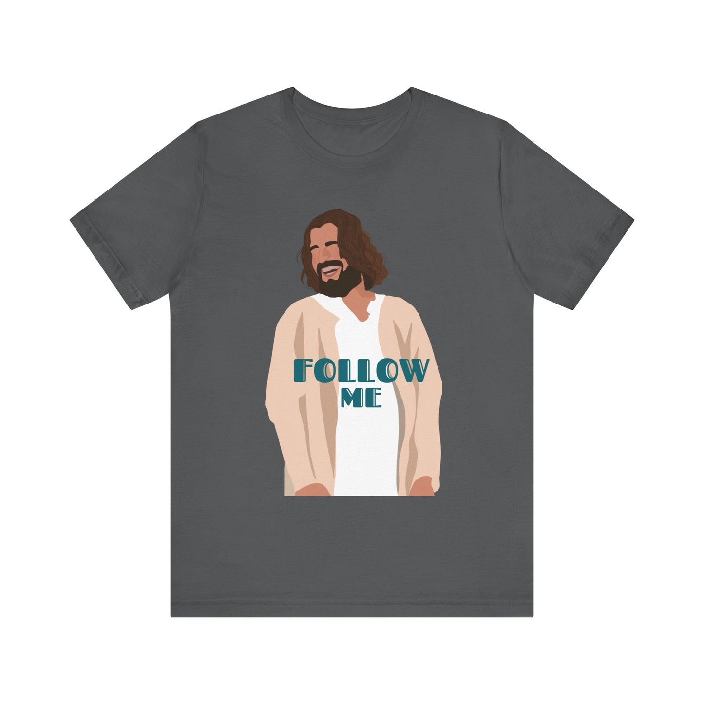 Jesus - Follow Me - 99 Sheep Signature Collection - Premium Unisex Adult Tee Shirt