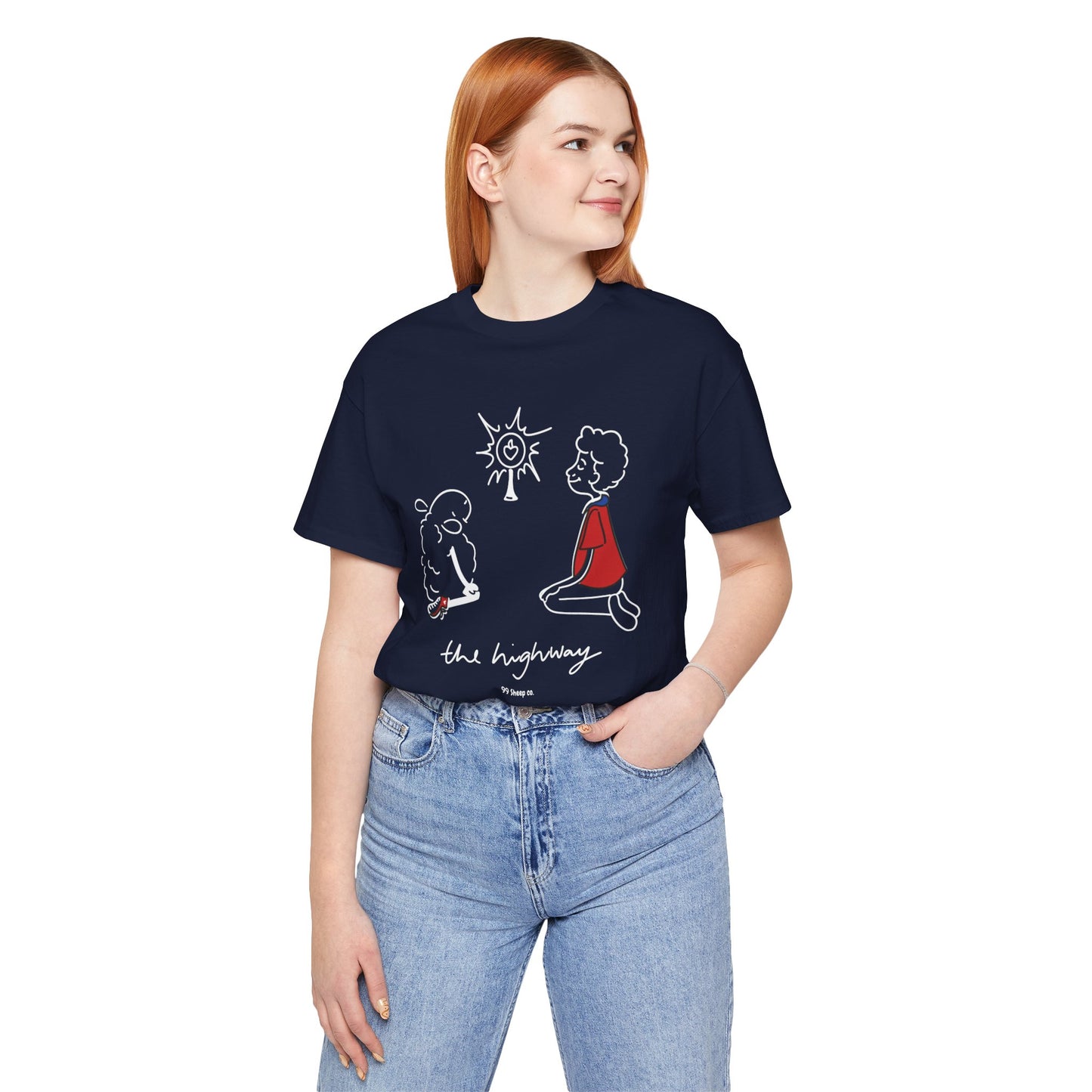 Carlo Acutis The Eucharist - 99 Sheep Signature Collection - Premium Unisex Adult Tee Shirt