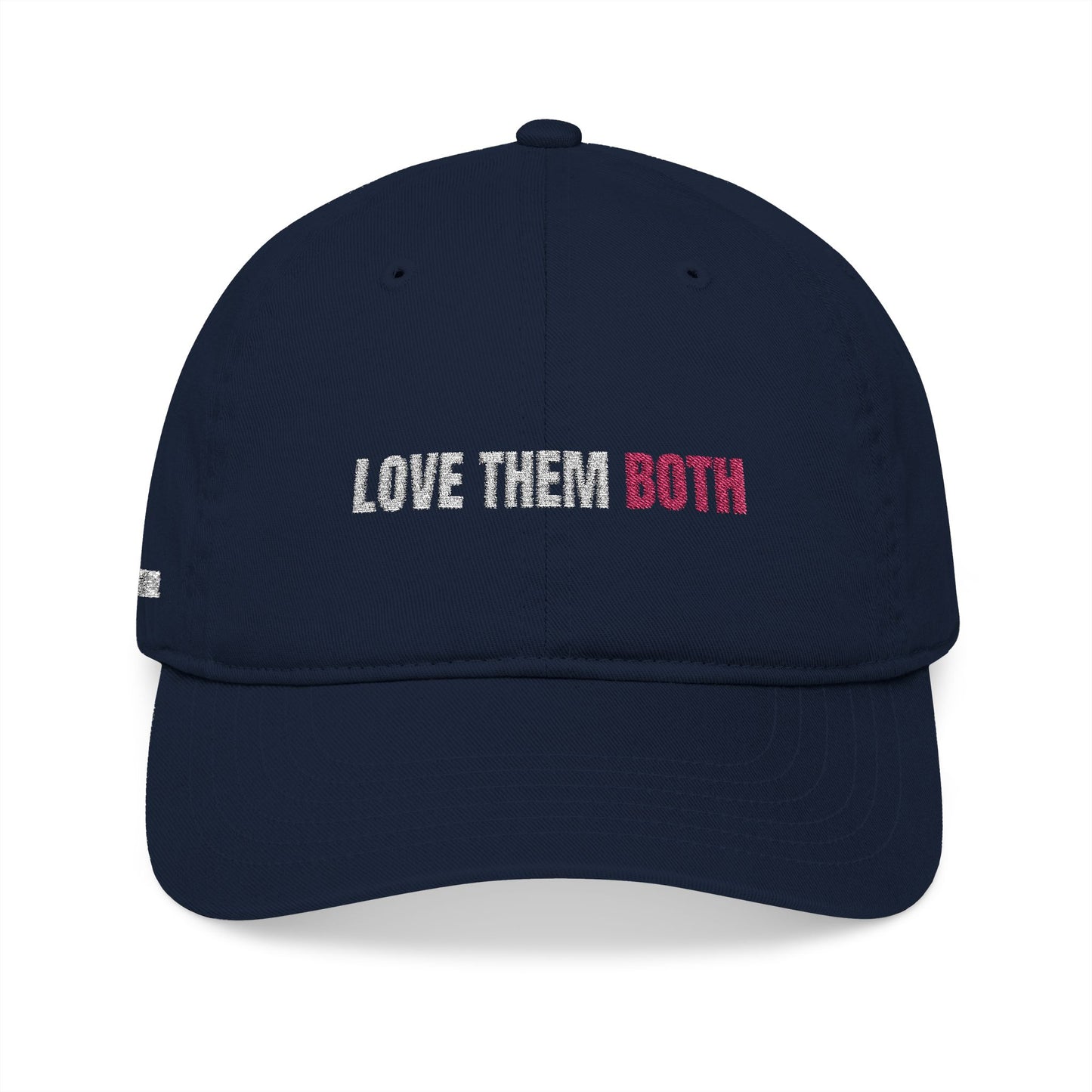 Love them BOTH - Pro Life Frenchie - Embroidered Organic Baseball Cap