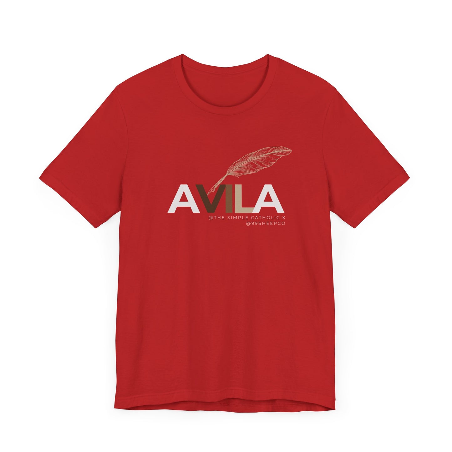 St Teresa of Avila (@TheSimpleCatholic) - Premium Unisex Tee