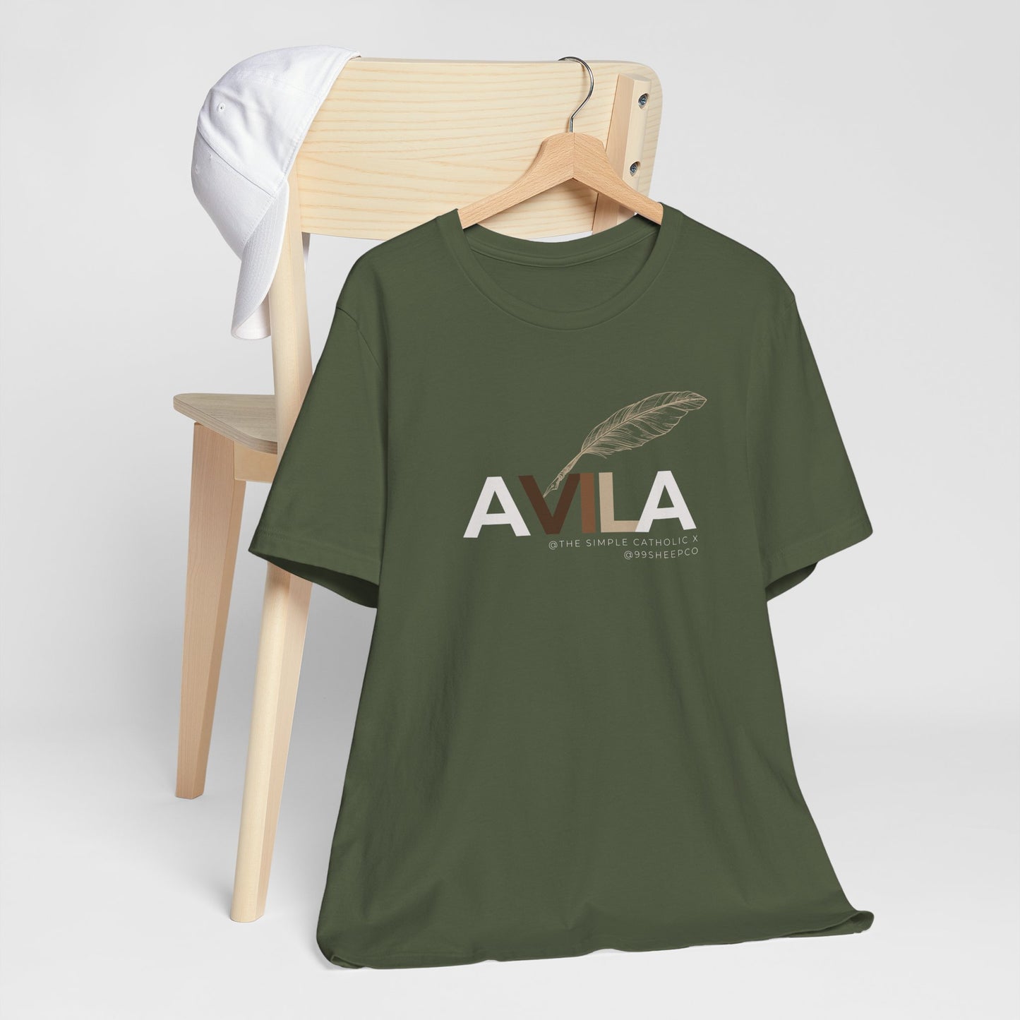 St Teresa of Avila (@TheSimpleCatholic) - Premium Unisex Tee